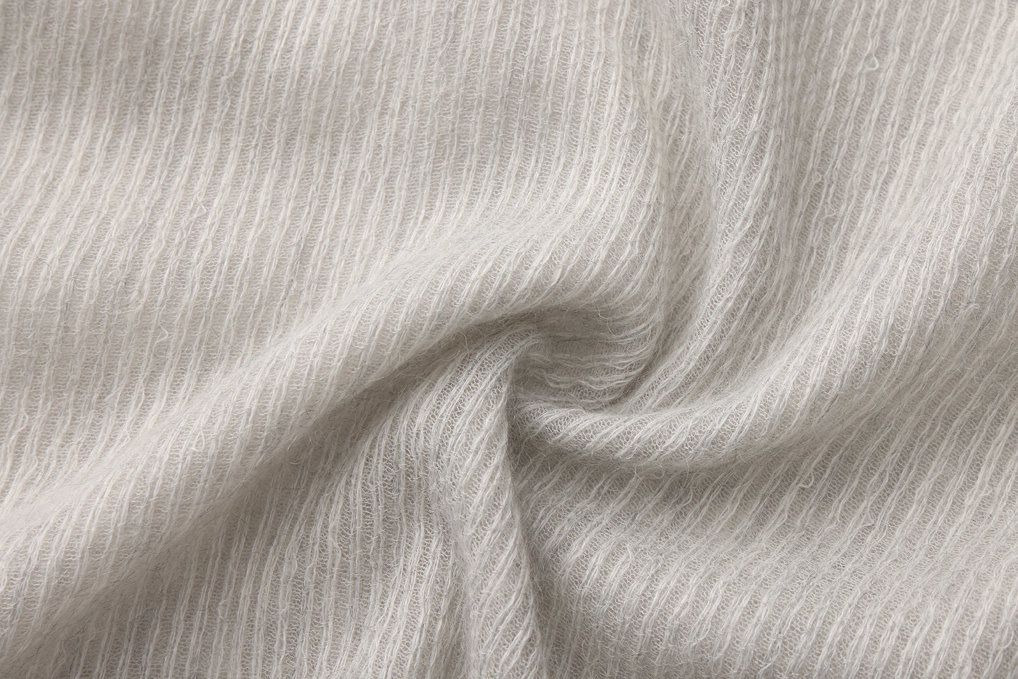 SS26 - GREY STRIPE ASSU KNIT TOP