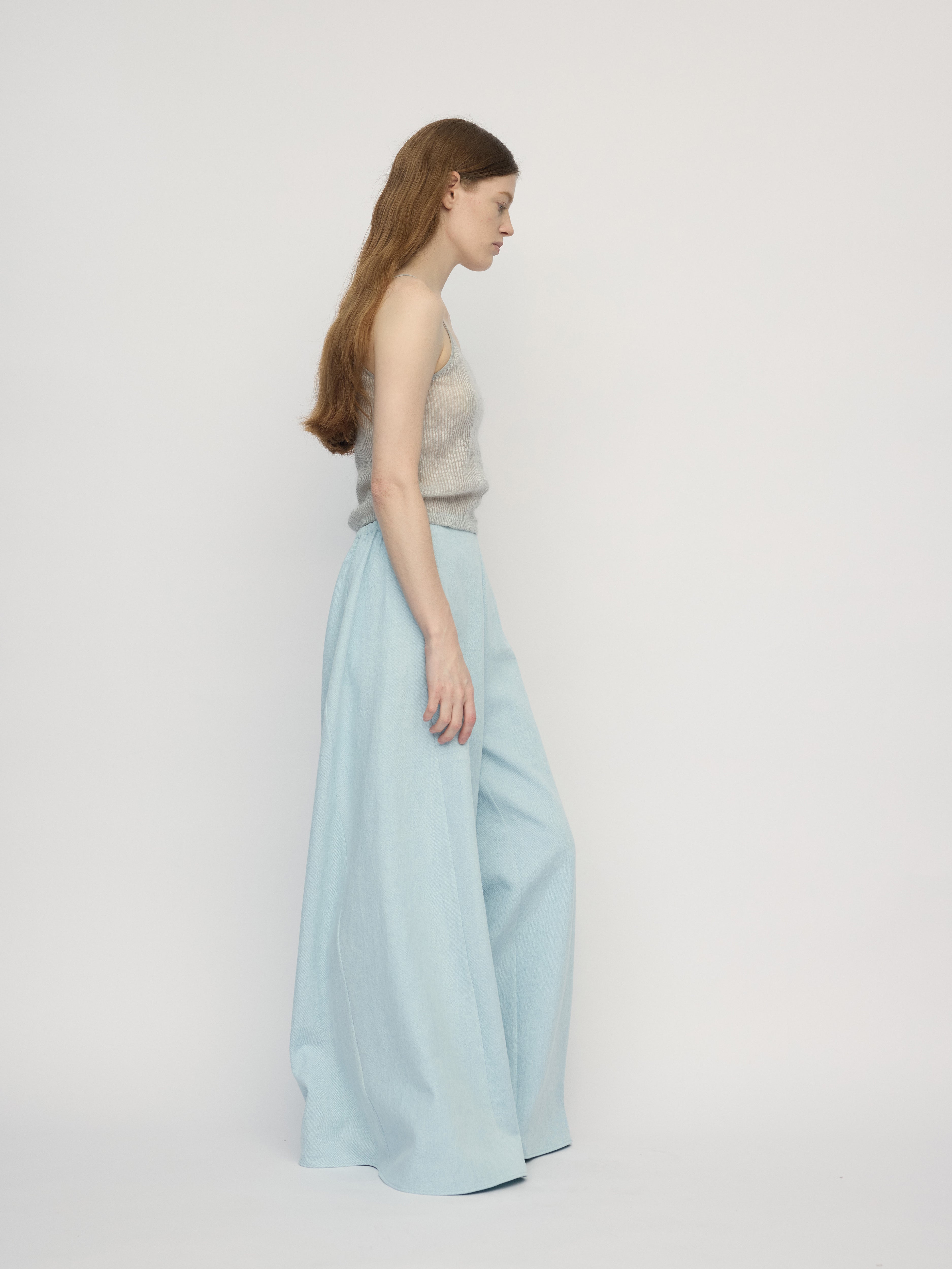 SS26 - GREY STRIPE KEA SLIP TOP