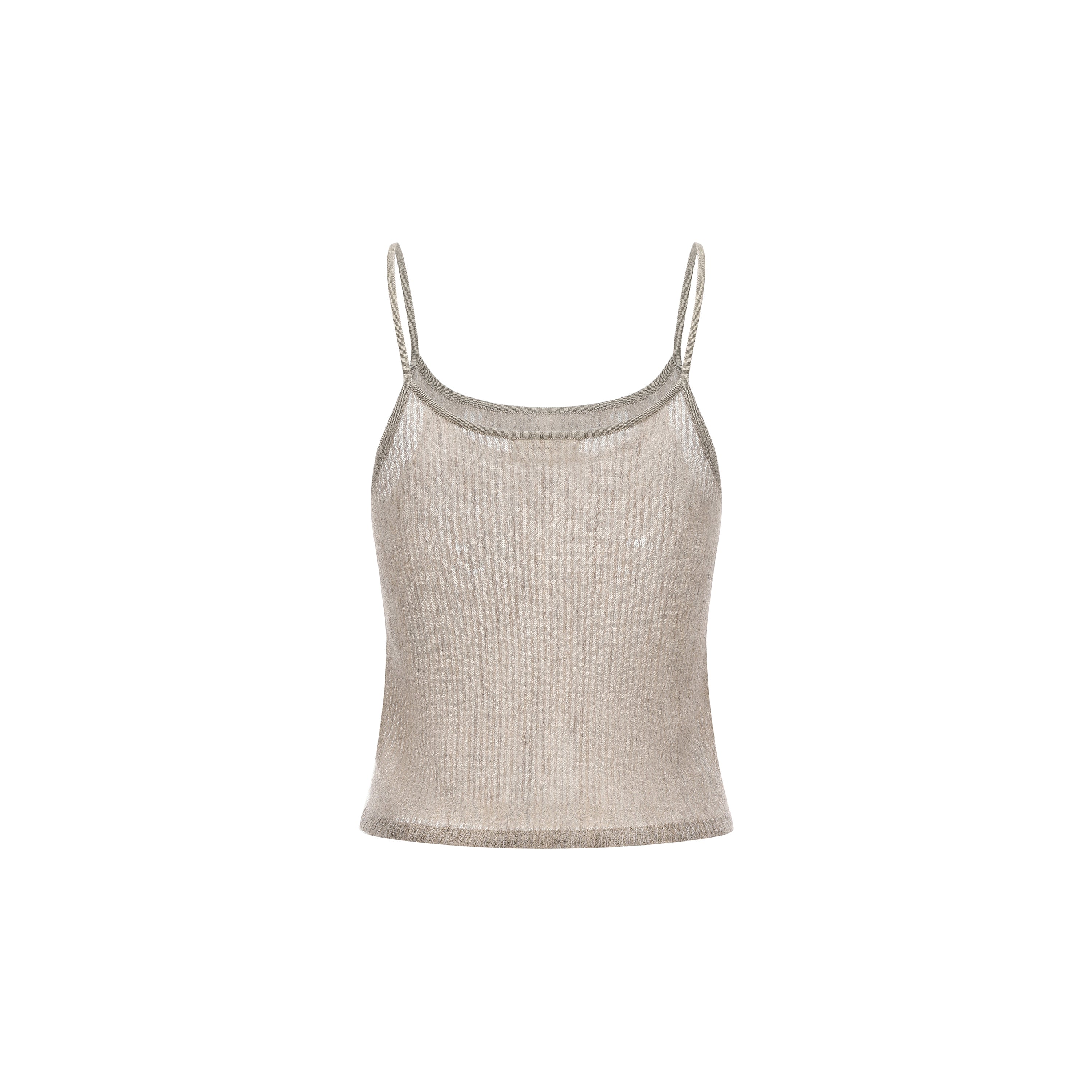 SS26 - CAMEL STRIPE KEA SLIP TOP