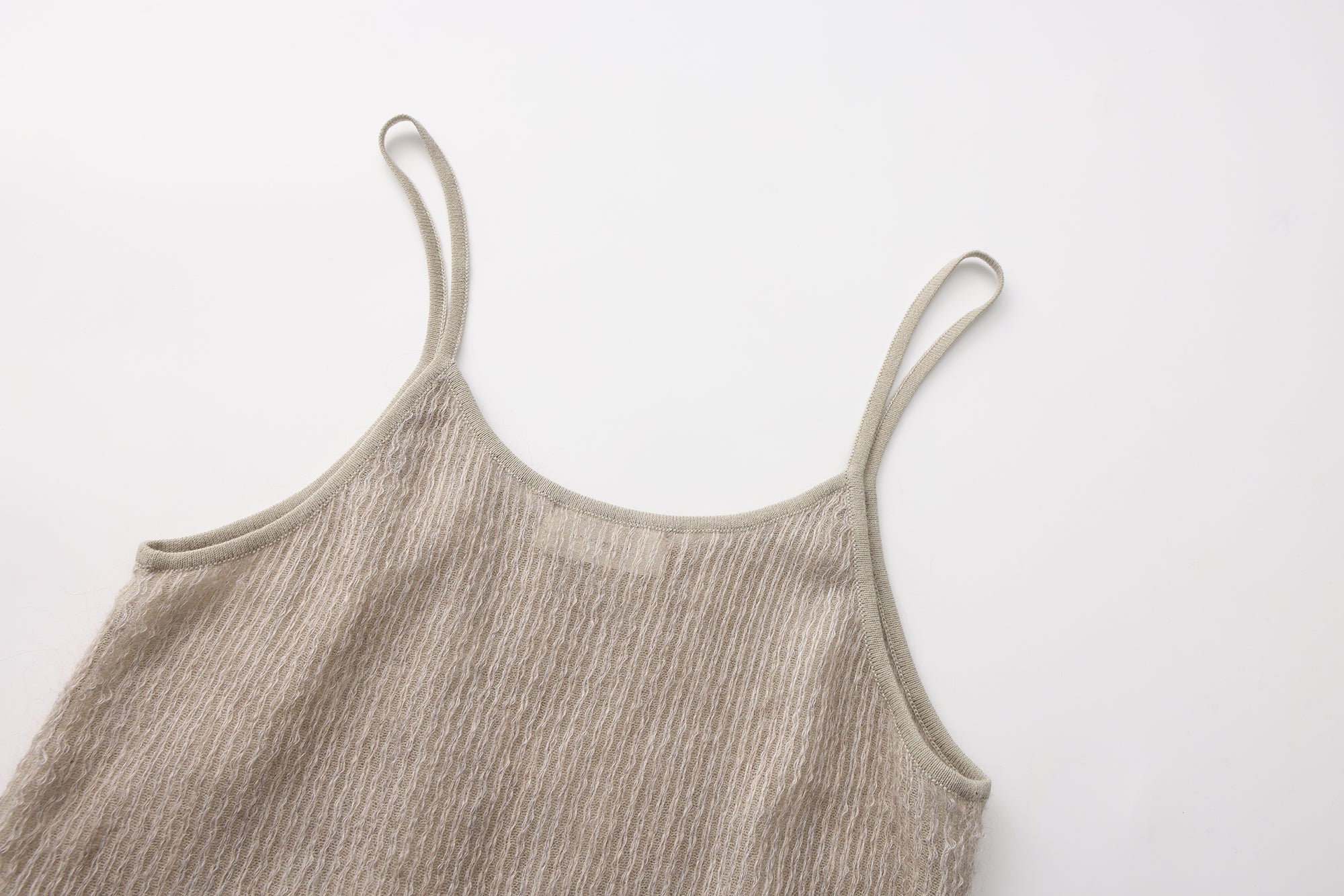 SS26 - CAMEL STRIPE KEA SLIP TOP