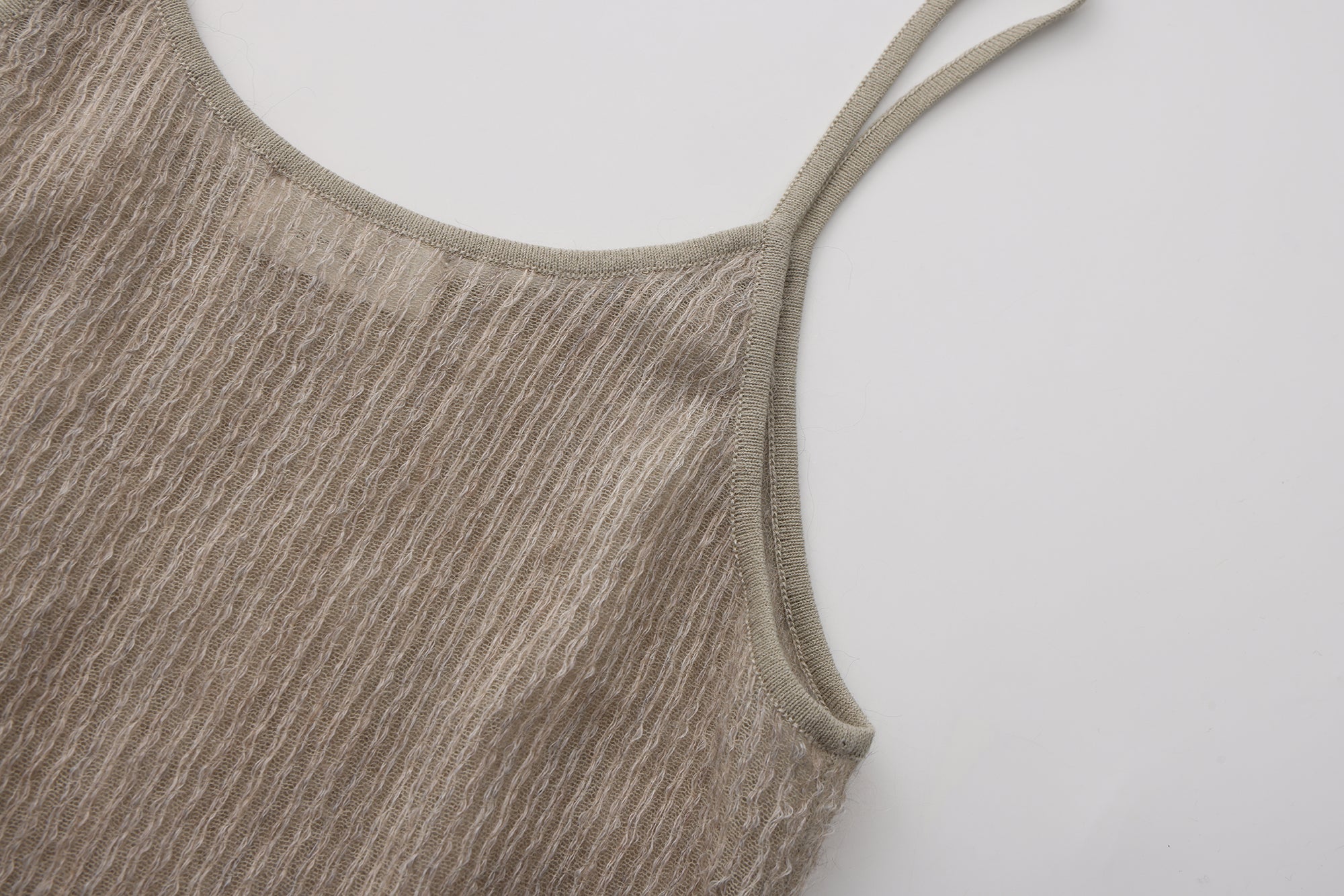 SS26 - CAMEL STRIPE KEA SLIP TOP