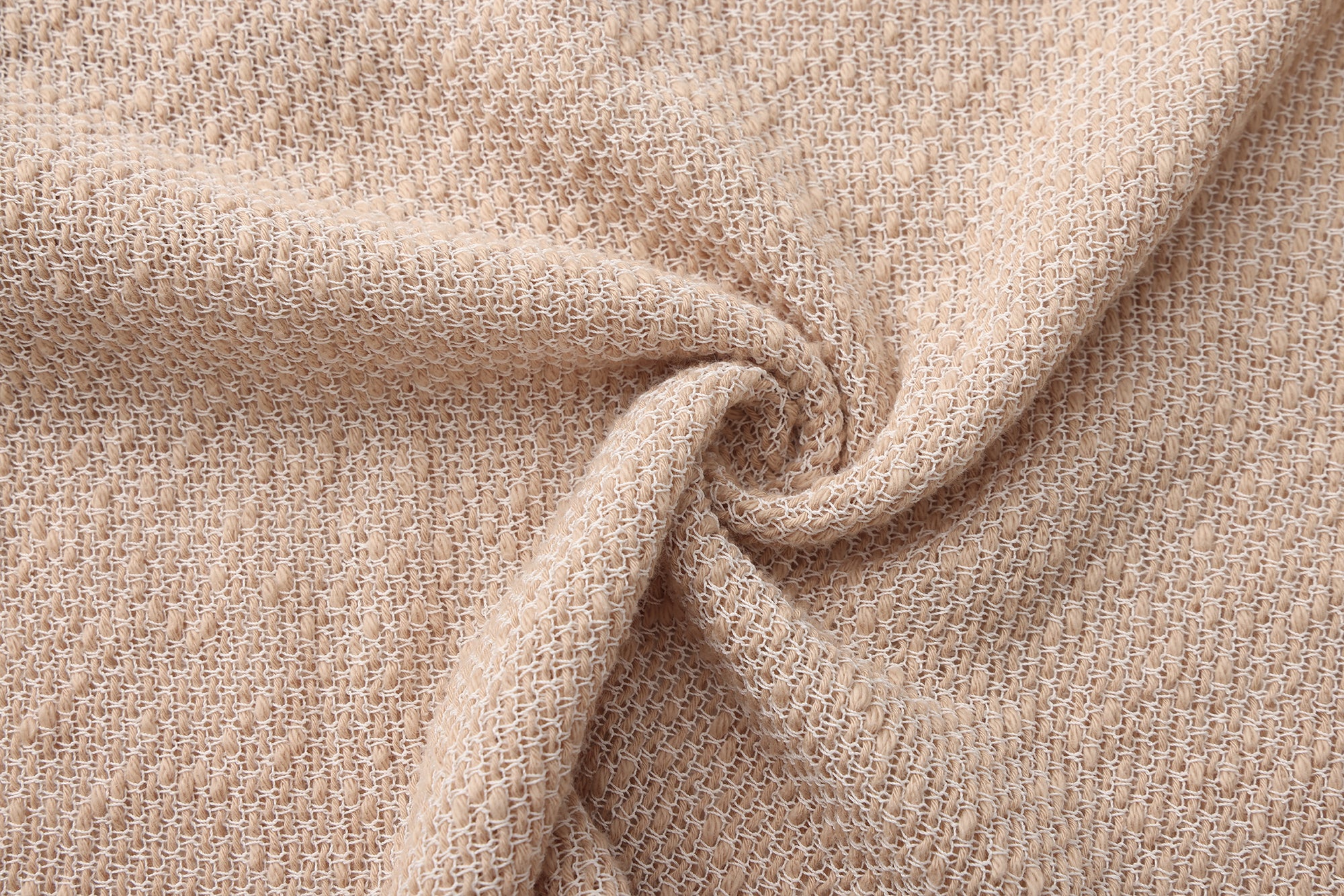 SS26 - BEIGE GOME KNIT TOP