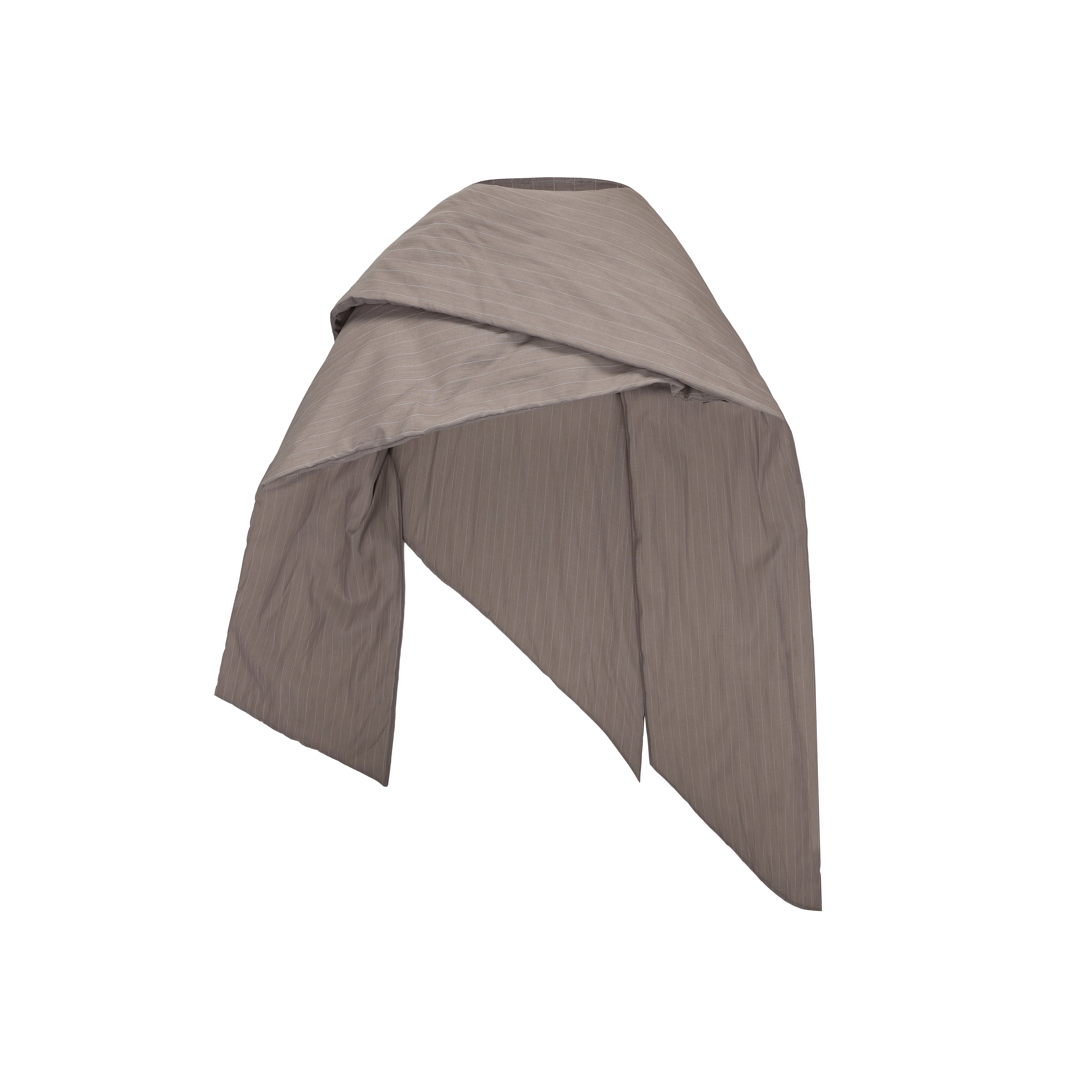 AW25 - GRAPHITE GRAY PADDED MAUKE CAPE