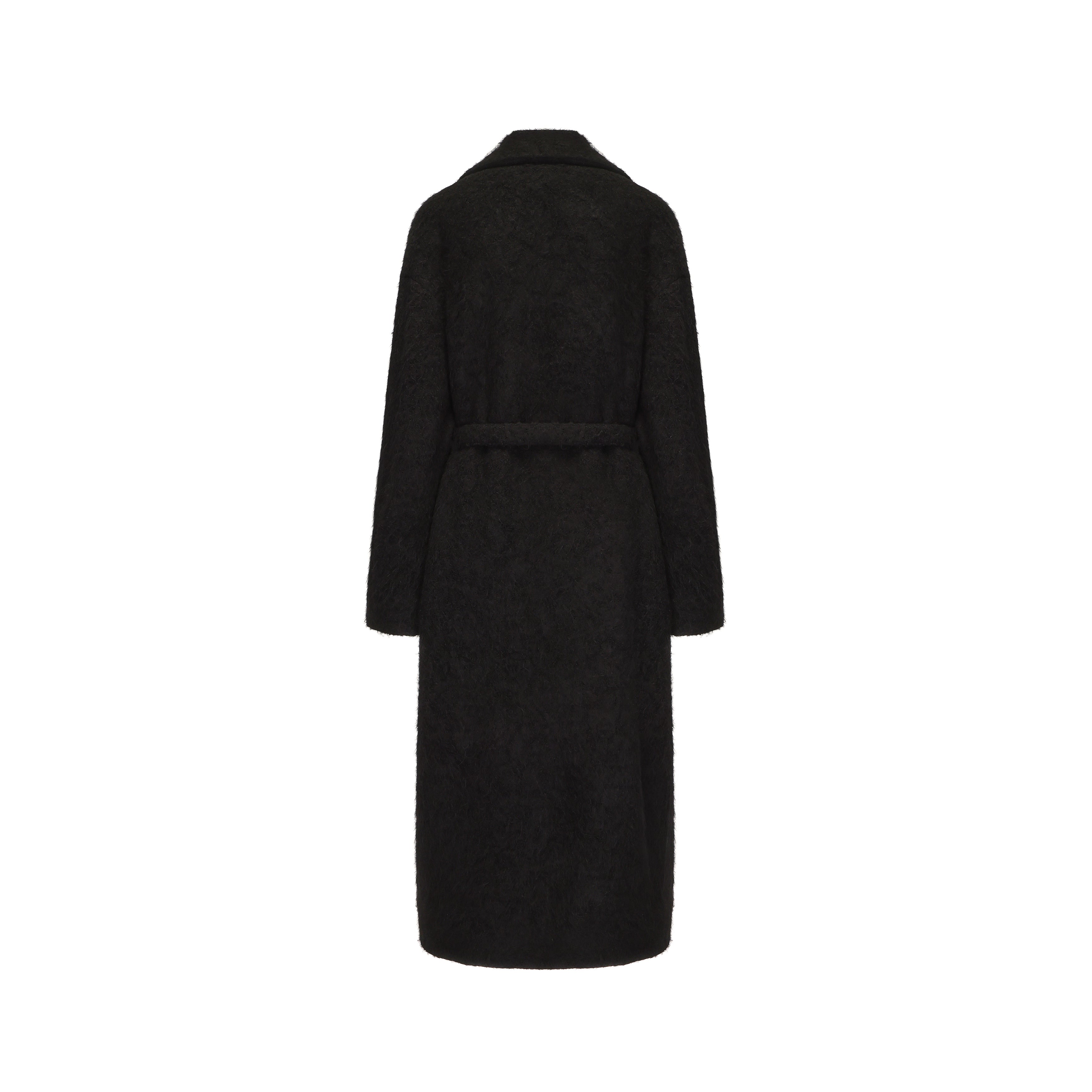 AW25 - EBONY BLACK MERGUI COAT