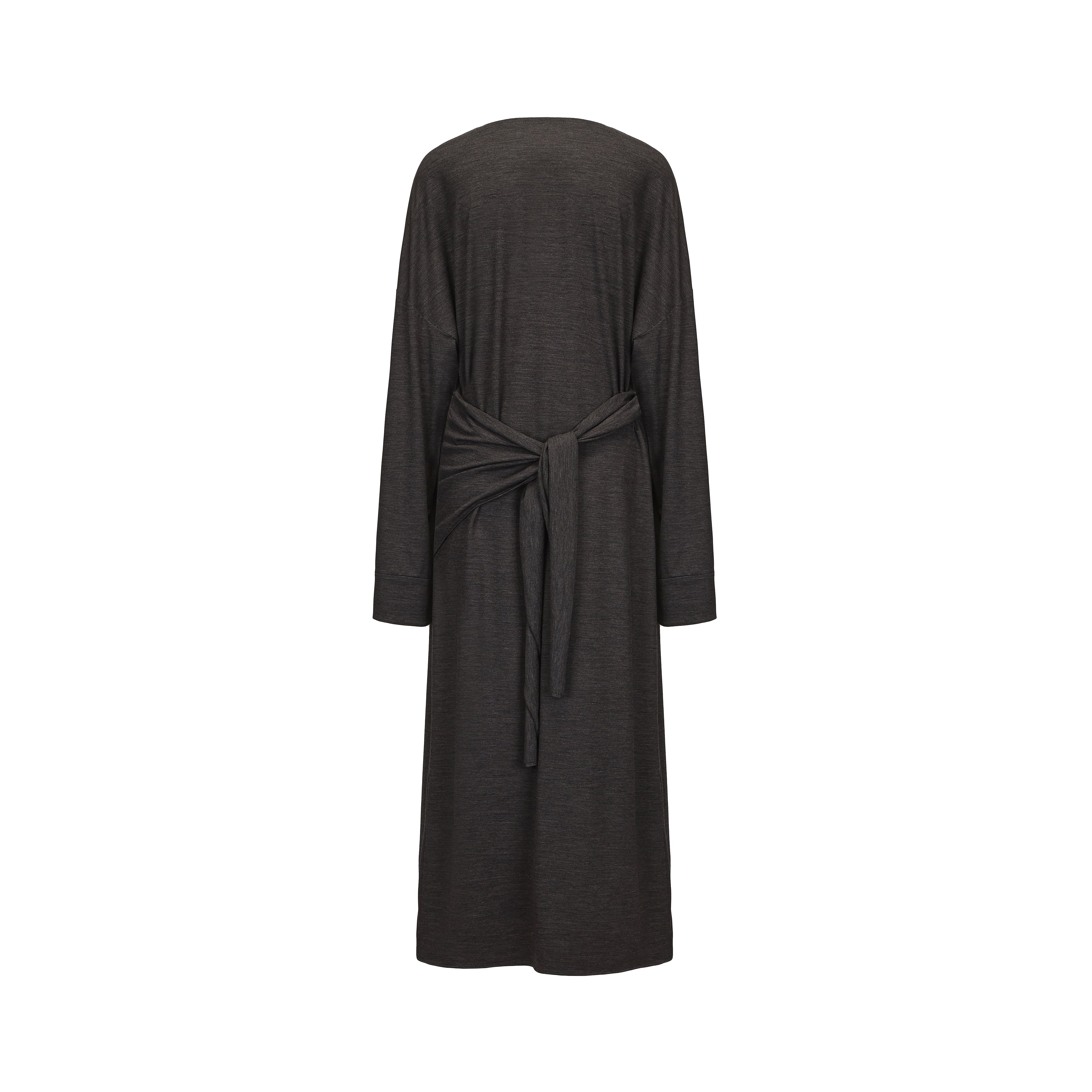 AW25 - DARK CLOUD AVA WRAP DRESS