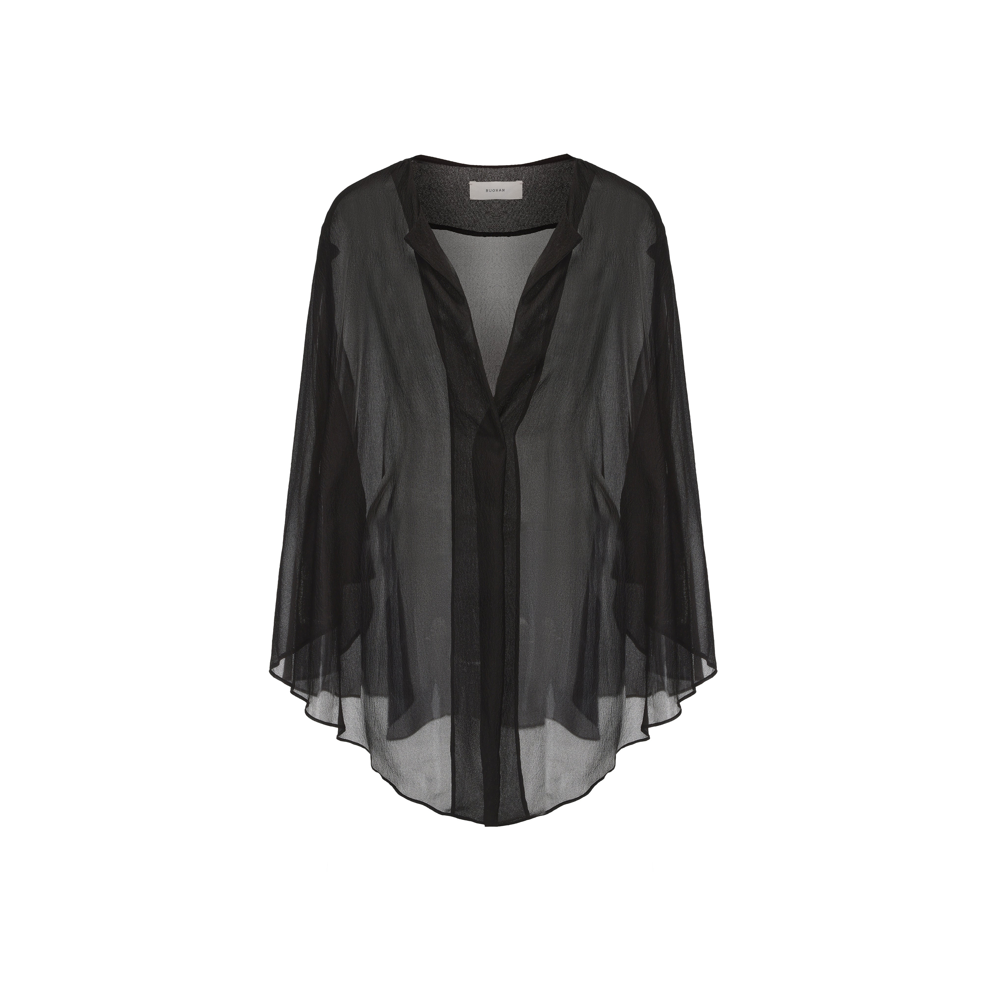 SS25 - JET BLACK BURU CAPE