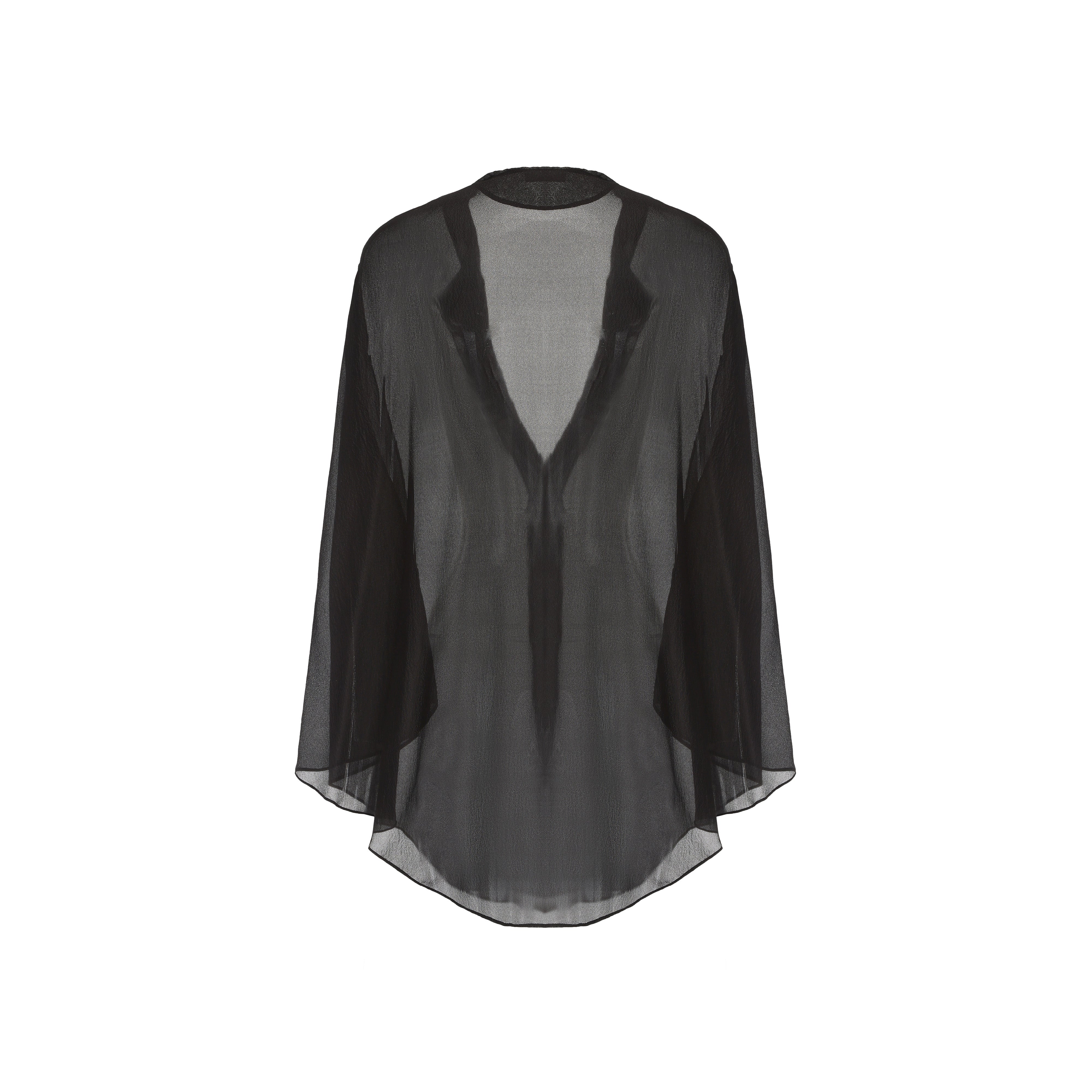 SS25 - JET BLACK BURU CAPE