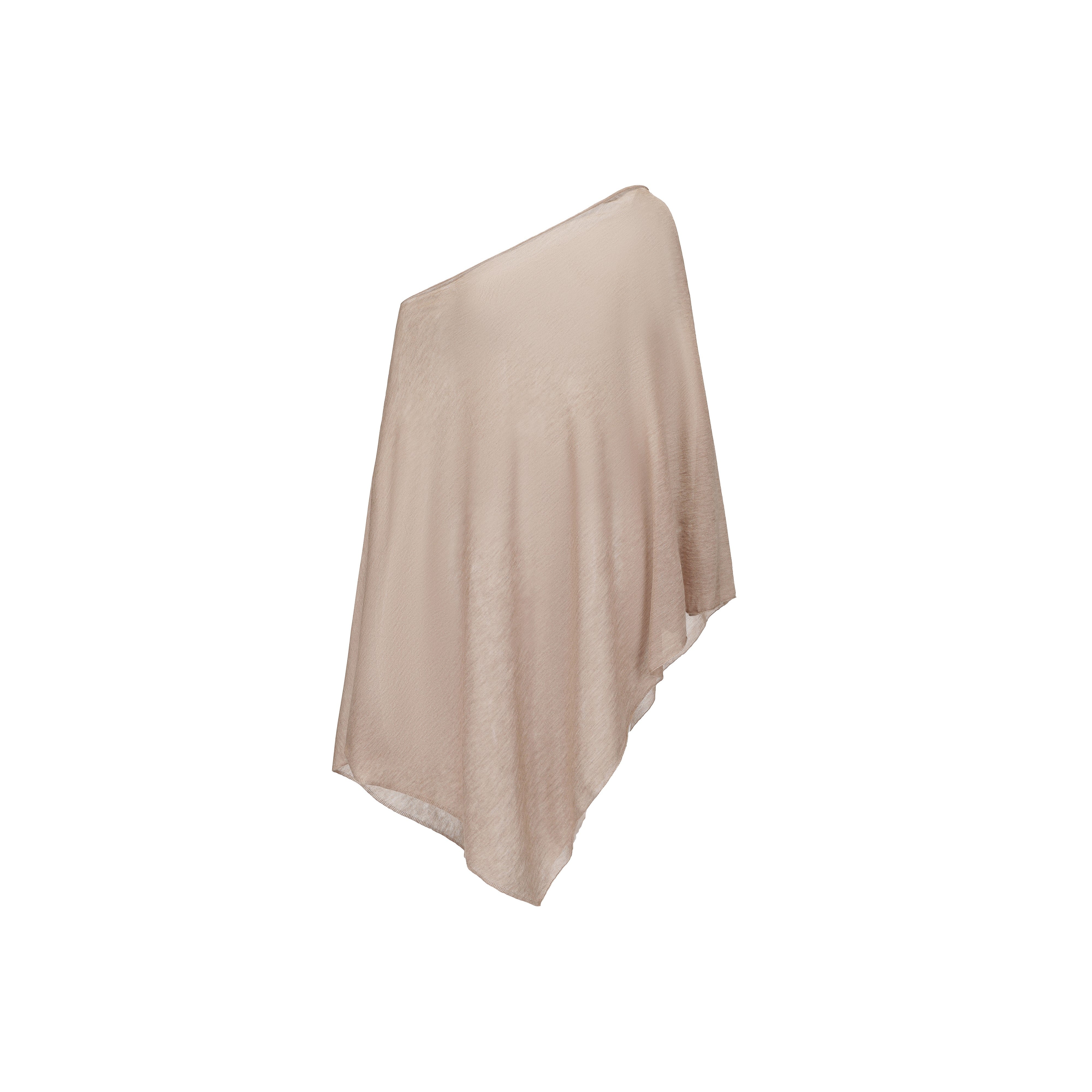 PREAW25 - BEIGE DRIP CAPE