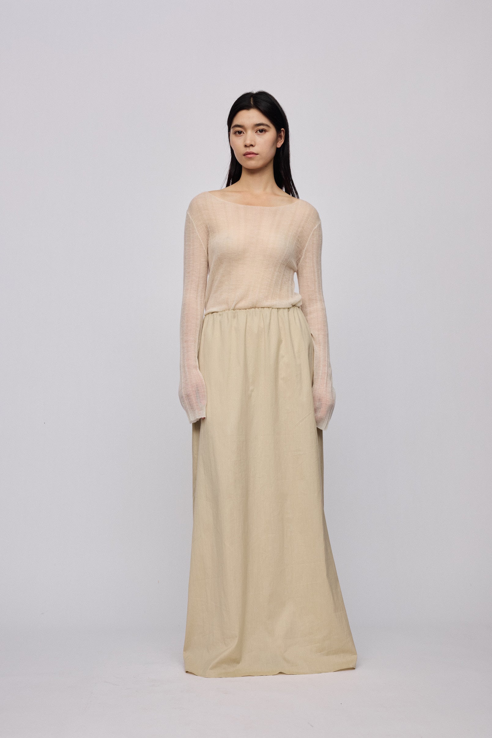 PRE SS25 - PALE CARAMAL KOS SKIRT