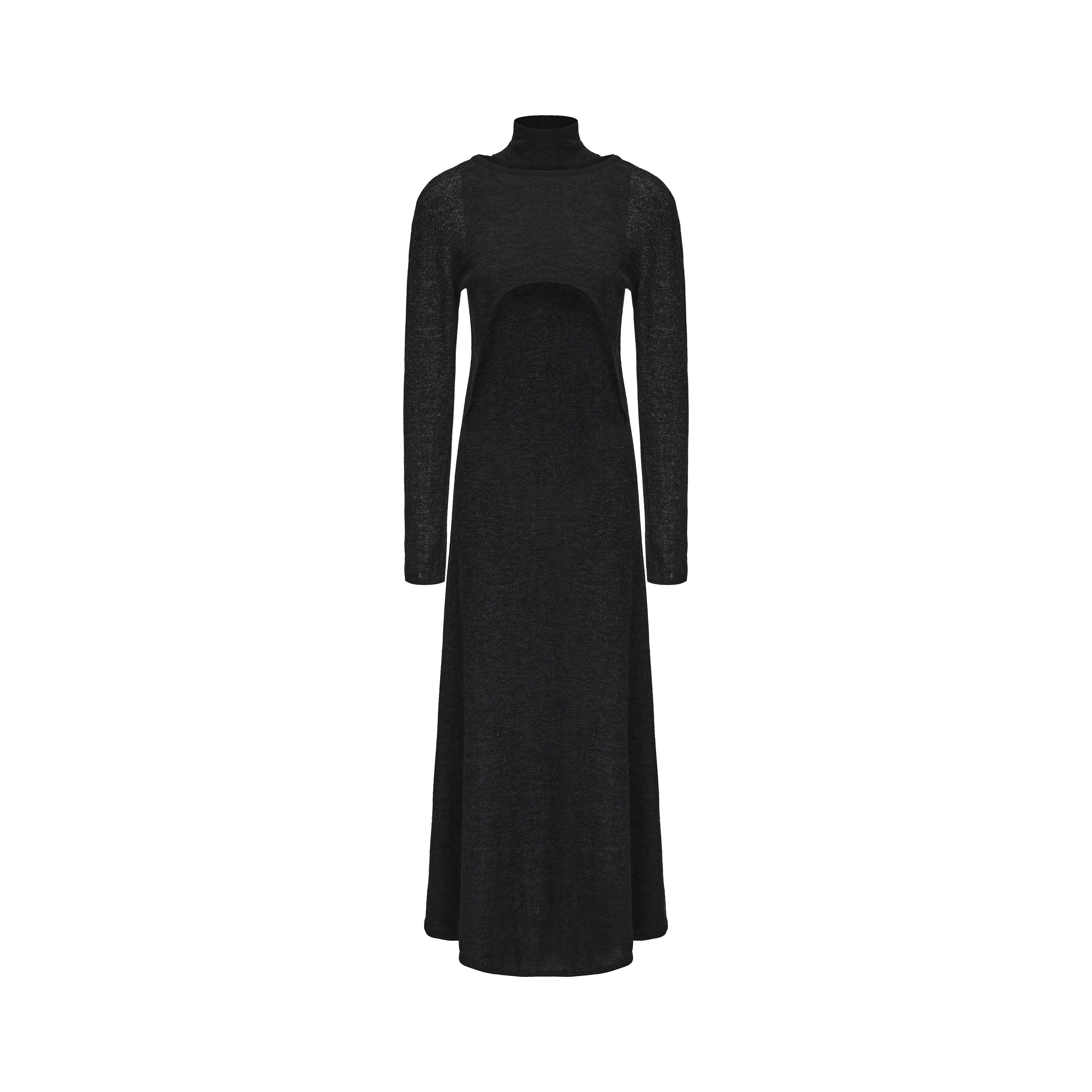 PREAW25 - DARK GREY GAYA DRESS