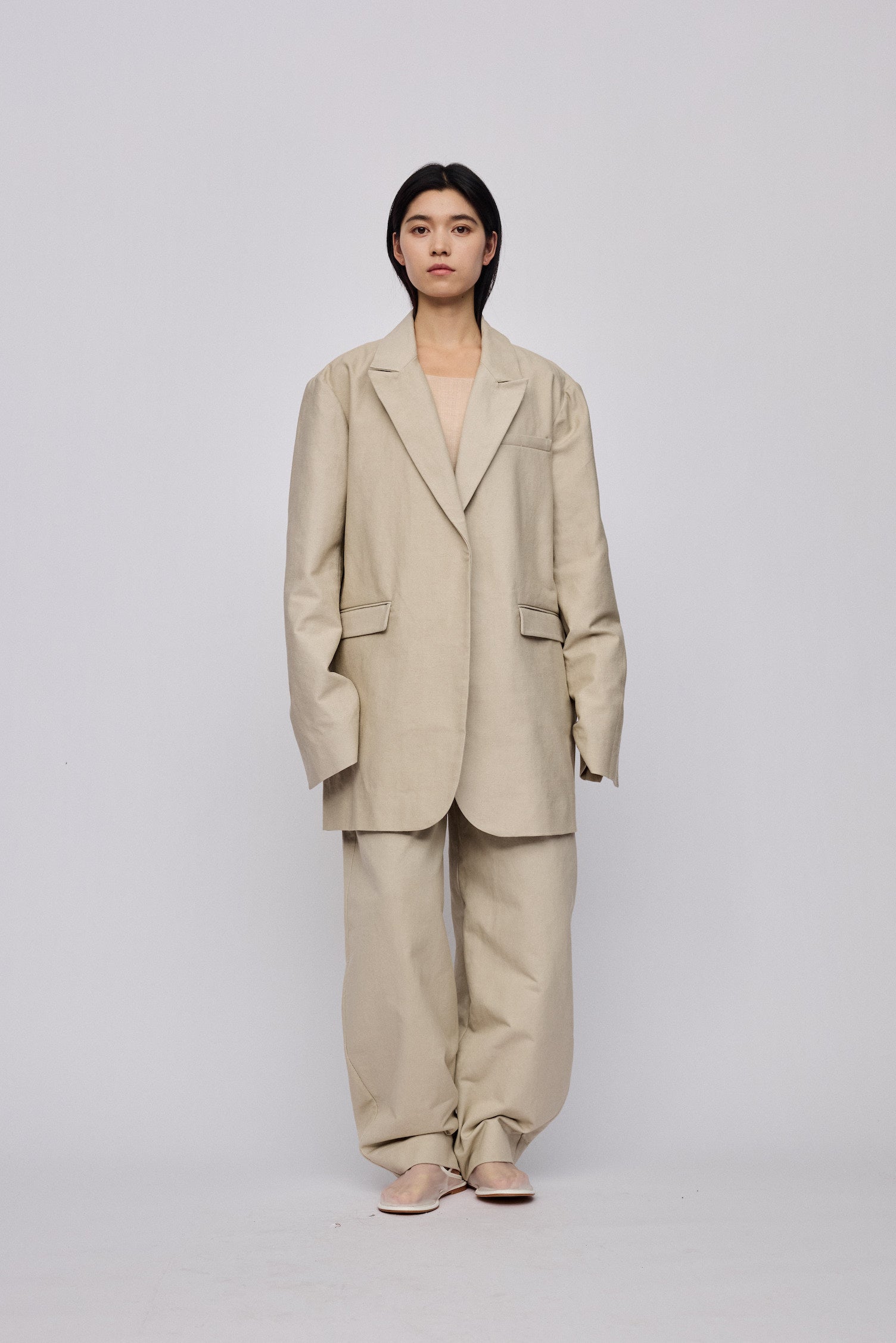 PRE SS25 - HESSIAN BEIGE SUIT JACKET