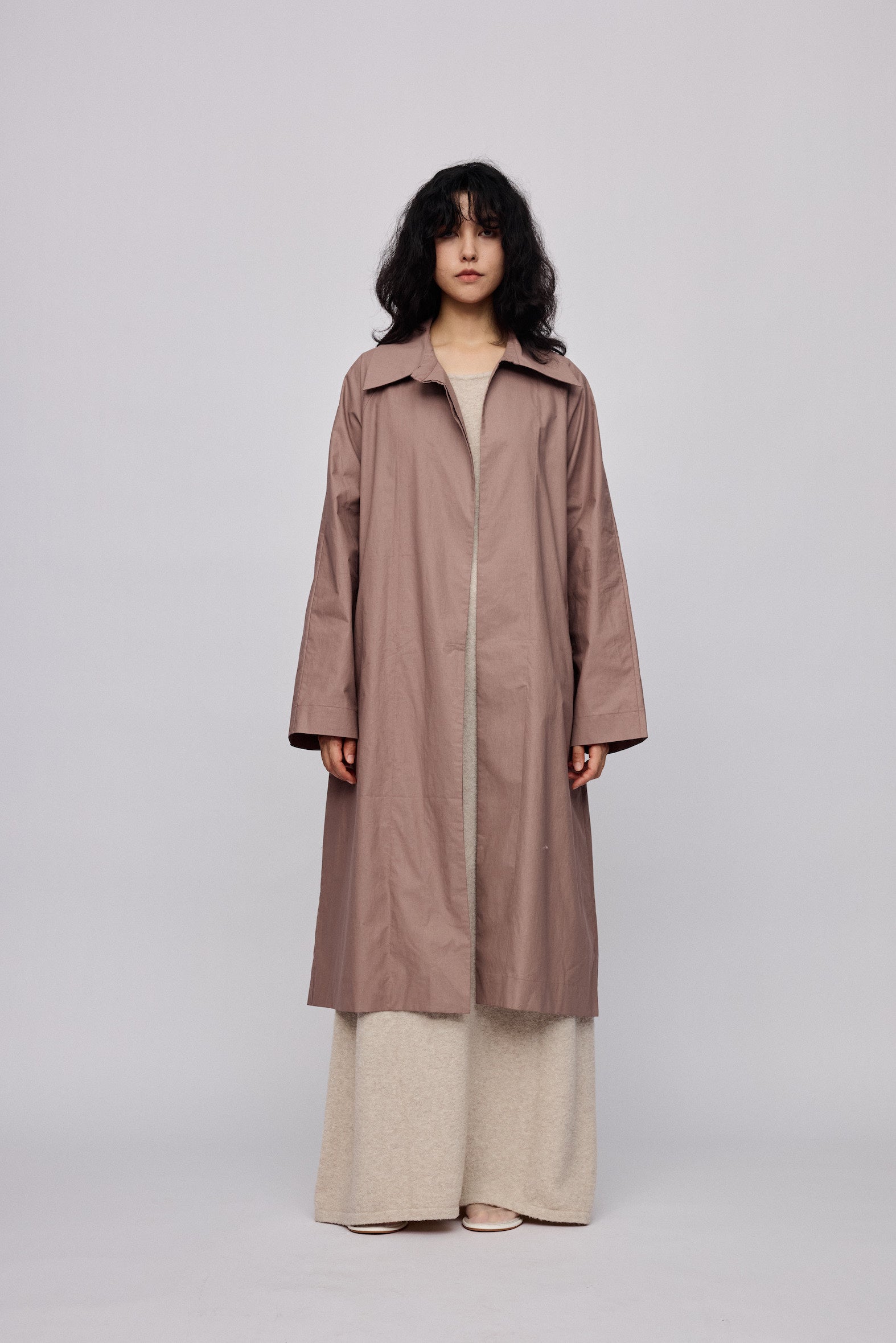 PRE SS25 - FRESCO GREY NOVEMBER TRENCH