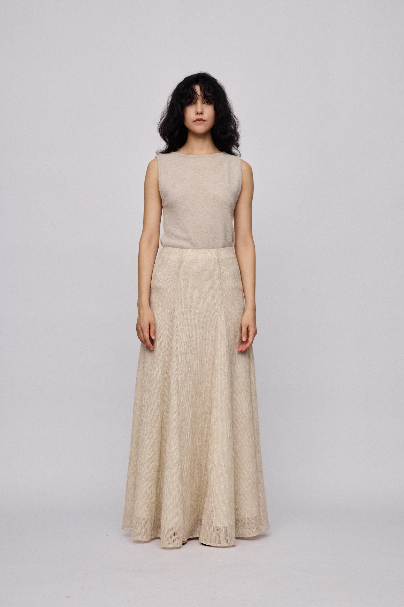 PRE SS25 - LINEN PARASOL SKIRT