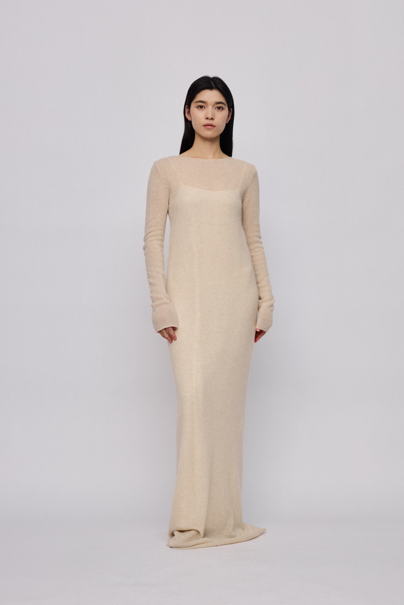 PRE SS25 - NATURAL FOGO DRESS