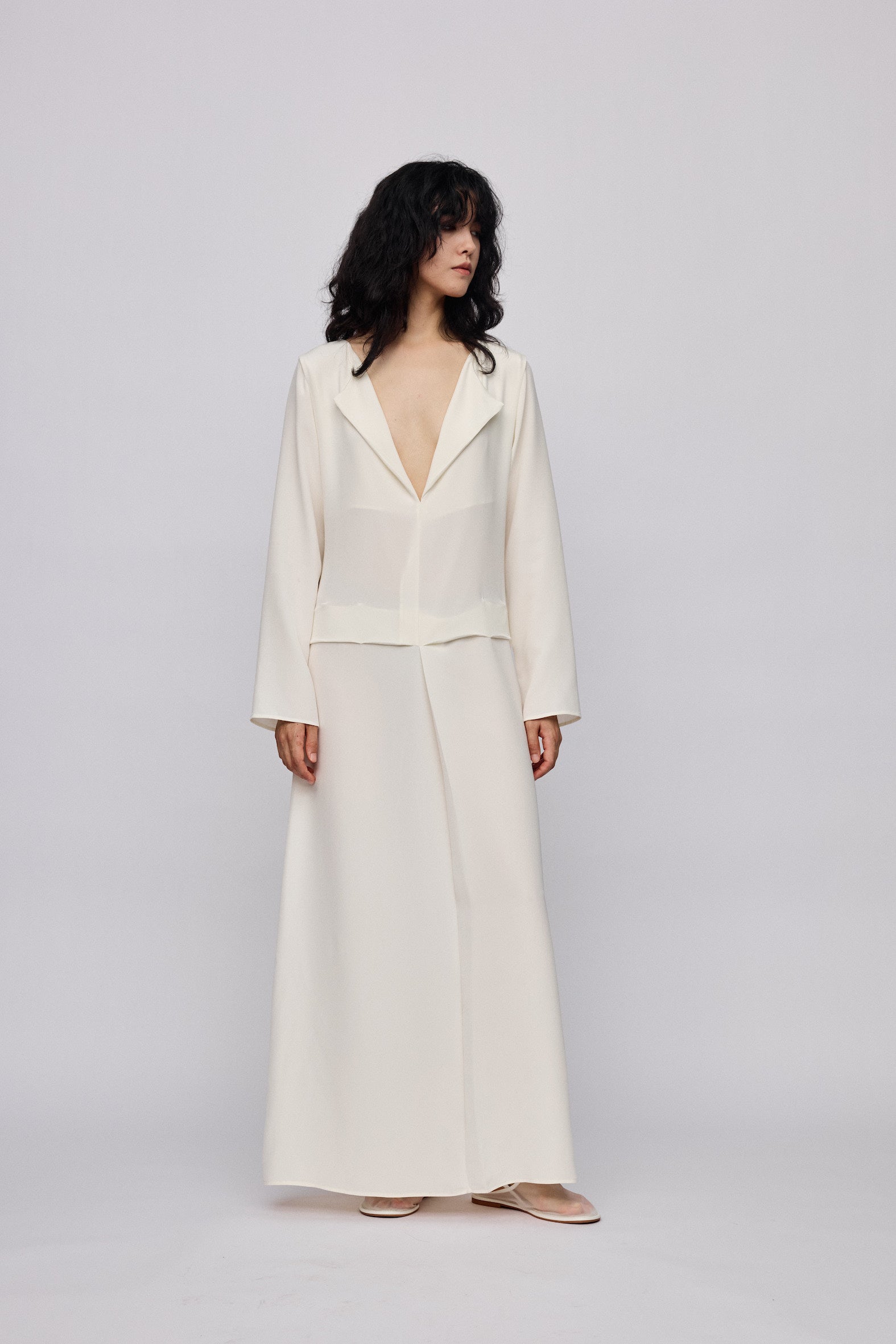 PRE SS25 - IVORY PAXOS DRESS