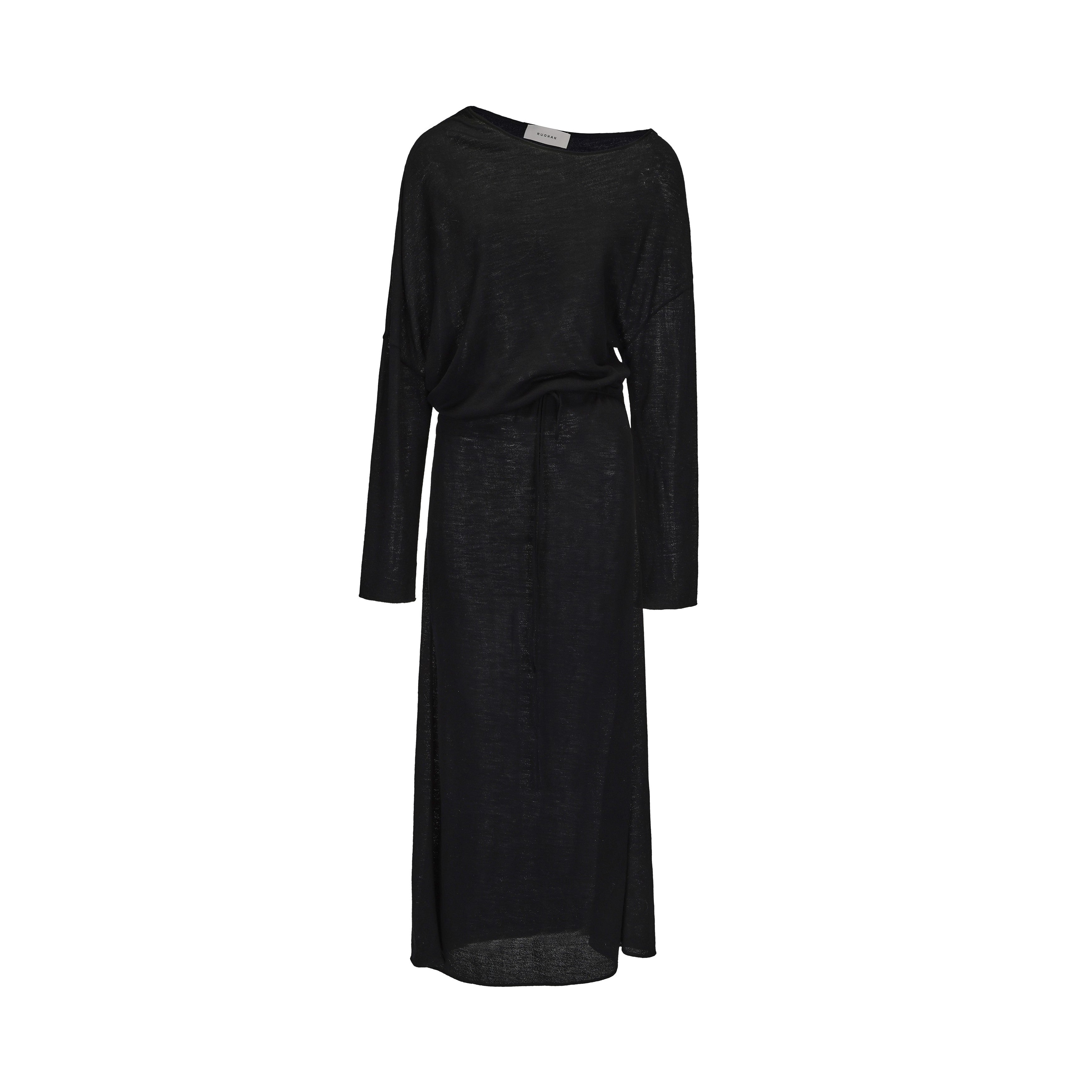 PREAW25 - JET BLACK COBIA DRESS