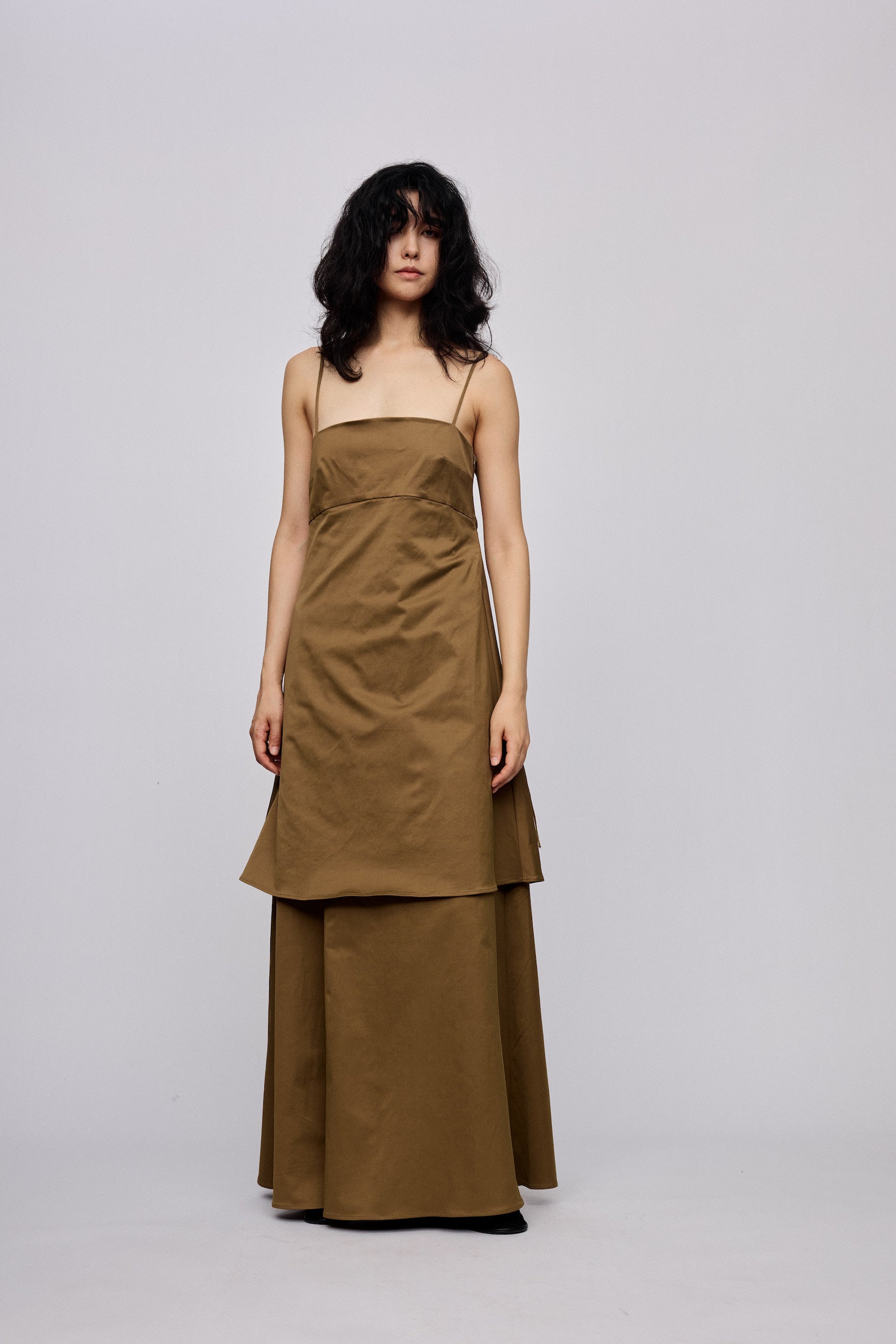 PRE SS25 - DEEP OLIVE CAYO DRESS