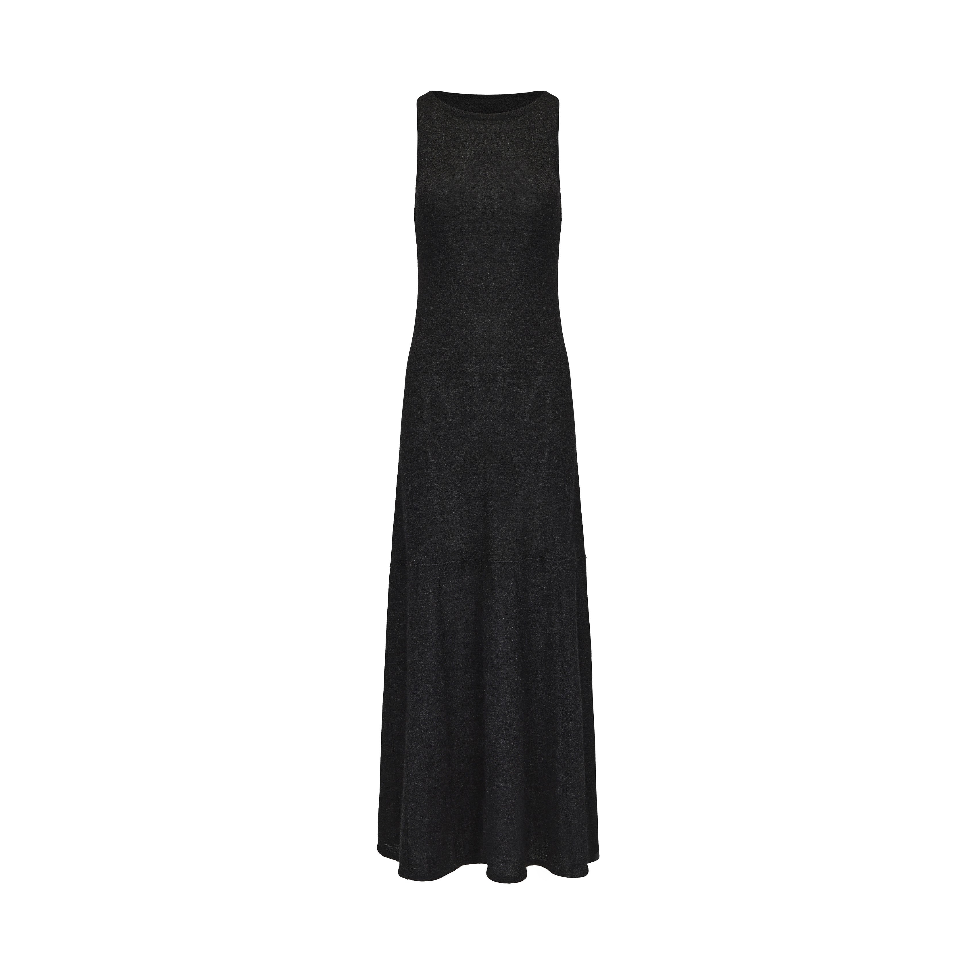 PREAW25 - DARK GREY BOUVET DRESS
