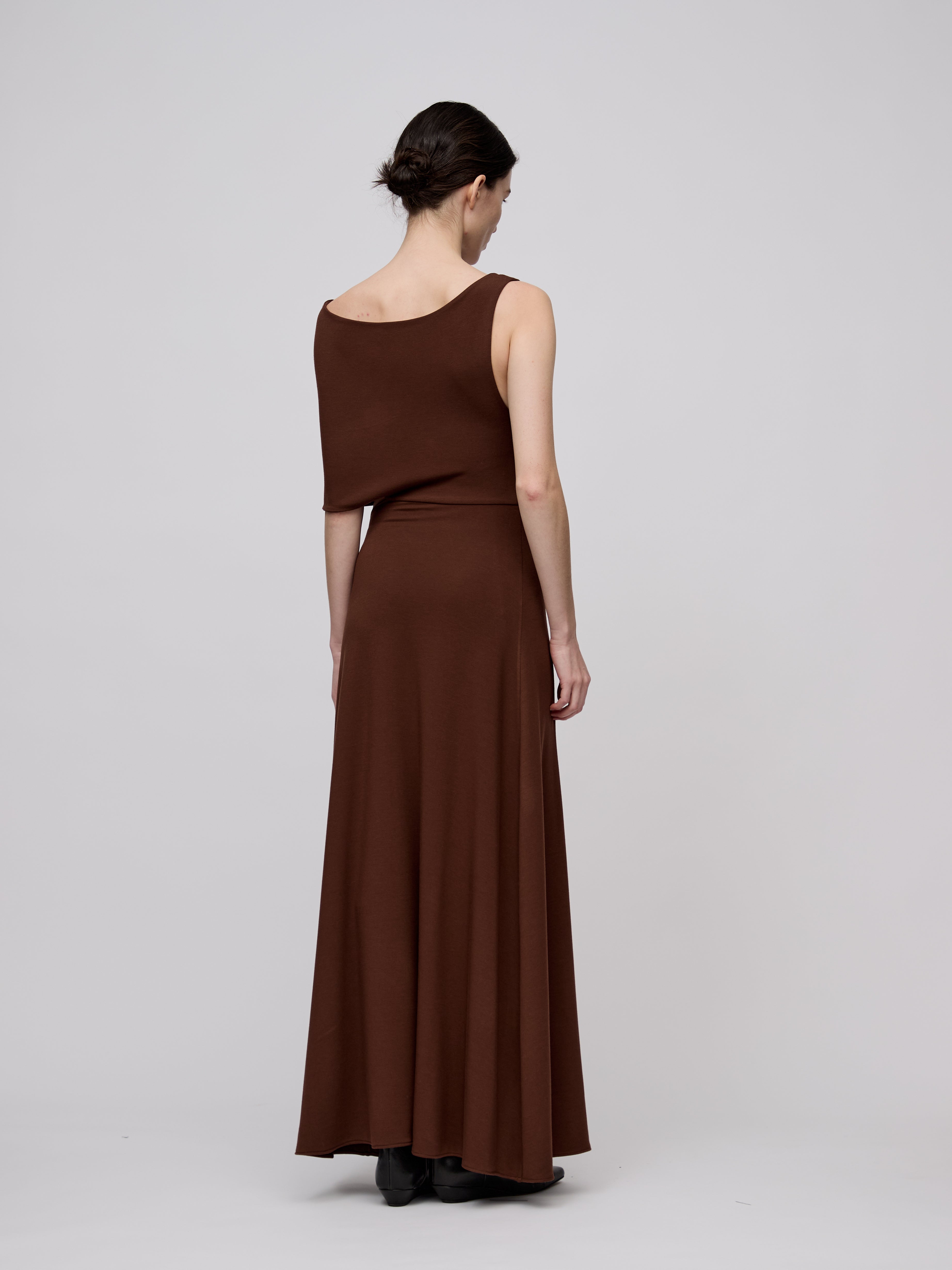 AW24 - CLARET TABOGA DRESS