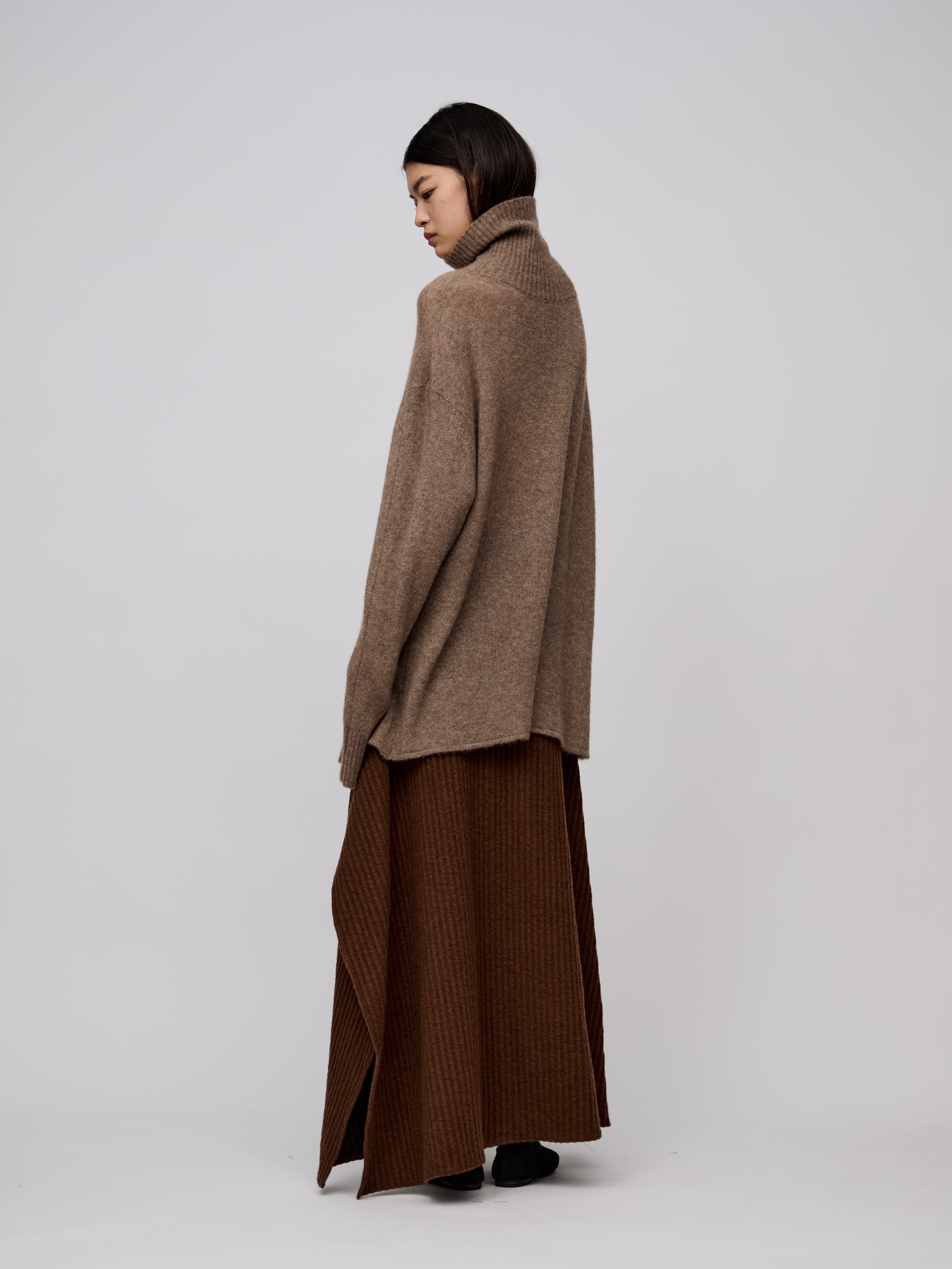 AW24 - BROWN KNIT GOZO TOP