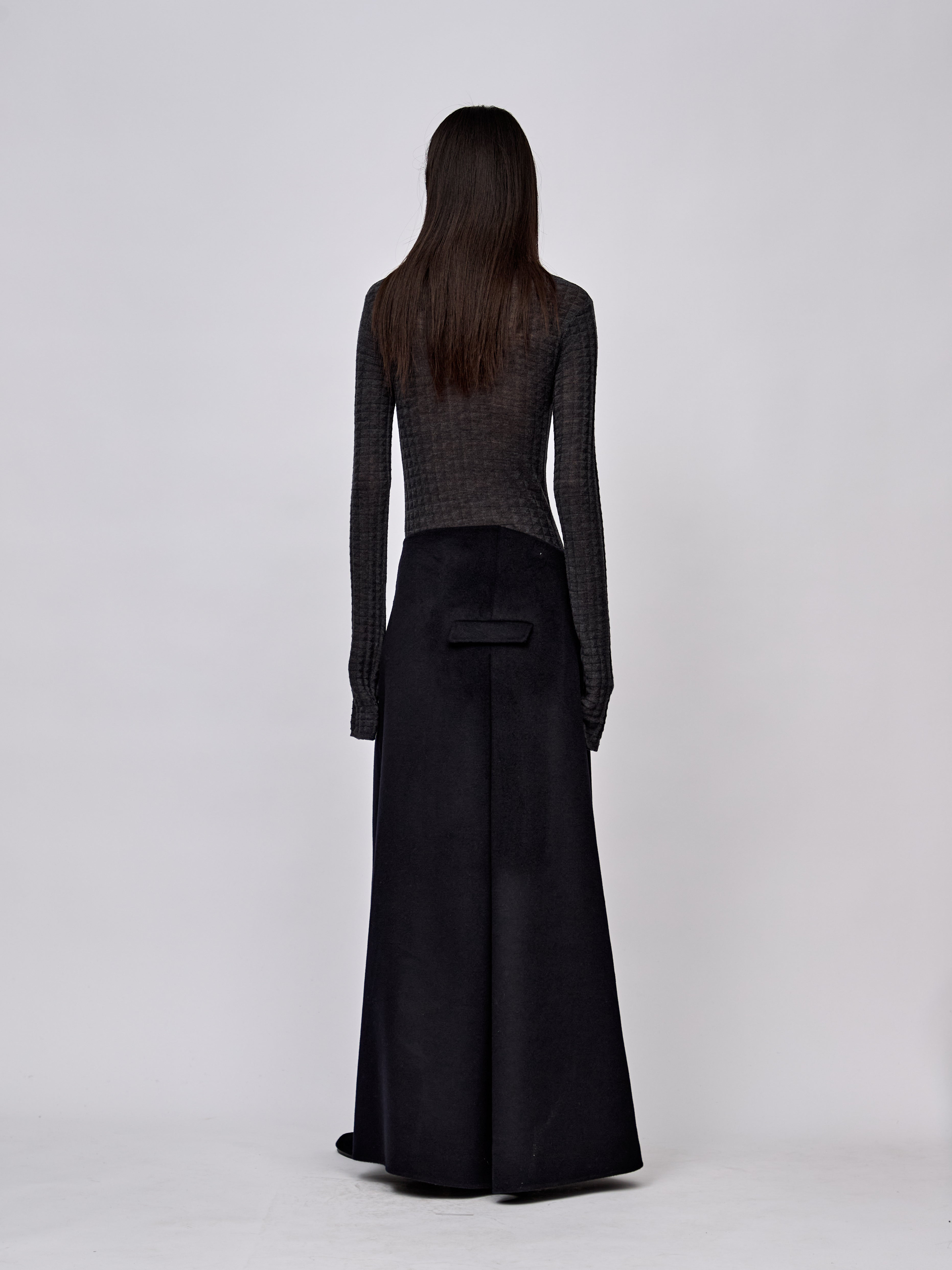 AW24 - CHARCOAL KNIT LIKOMA DRESS