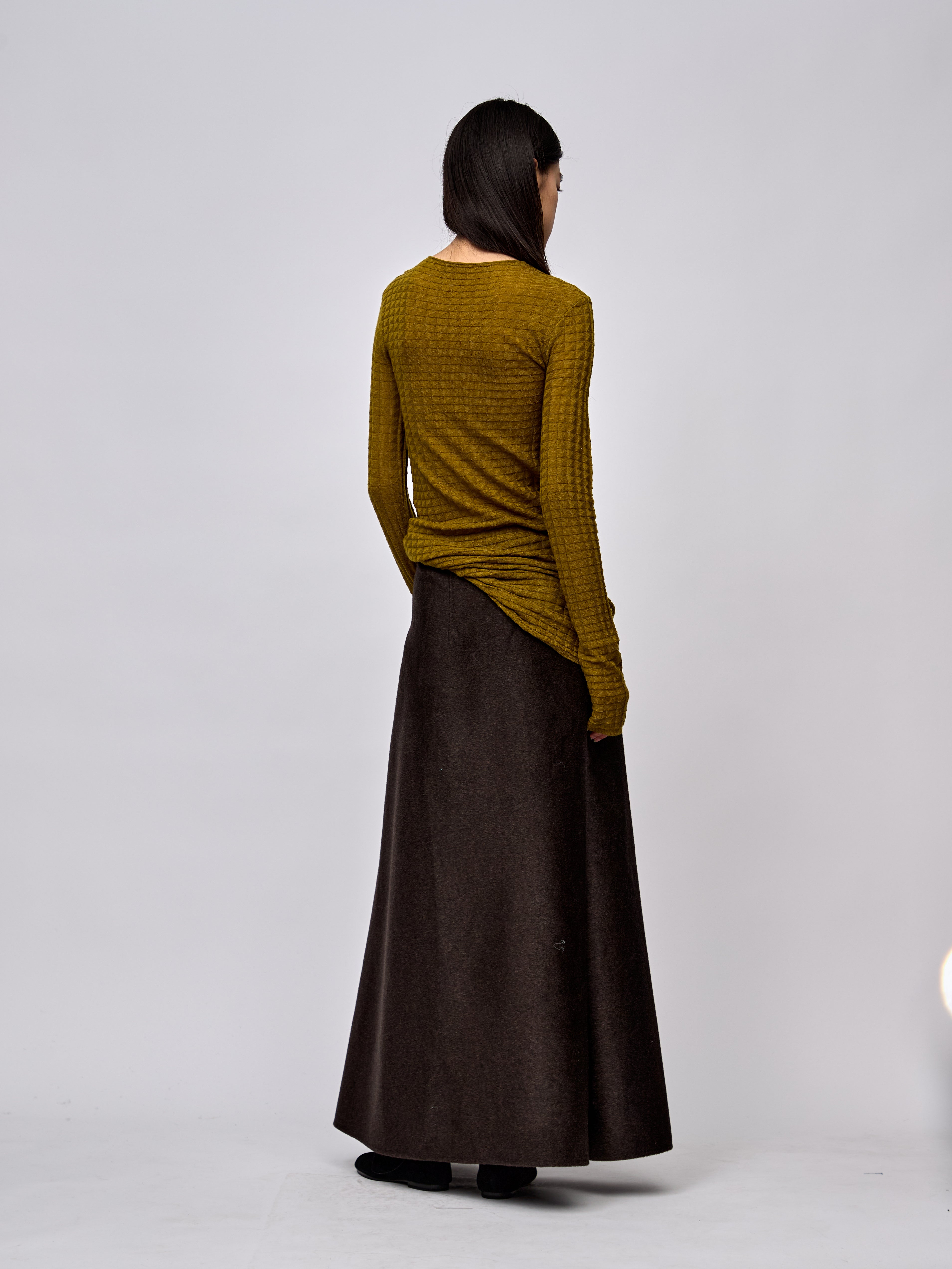 AW24 - OLIVE KNIT LIKOMA DRESS