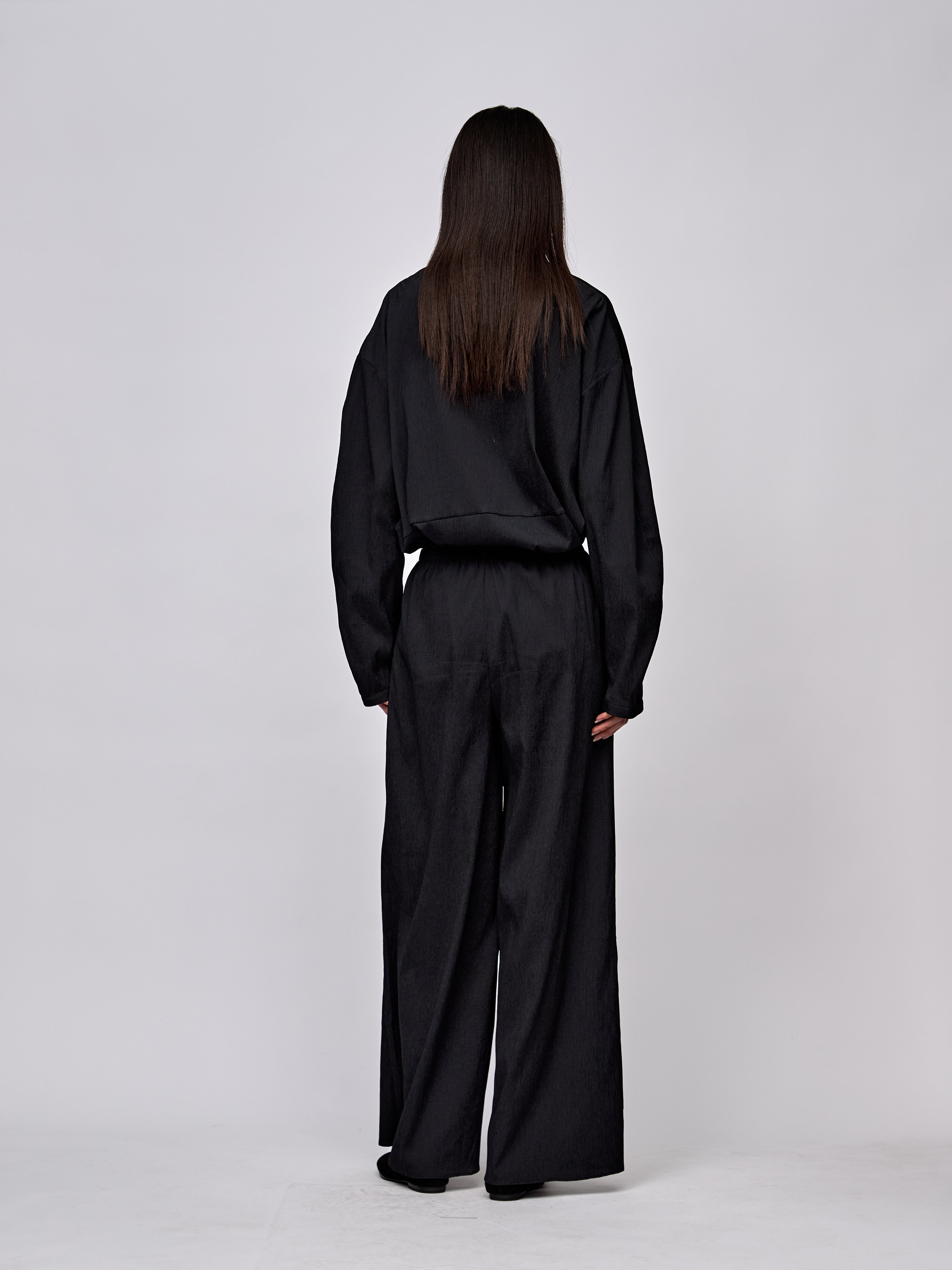 AW24 - BLACK LOUNGE TROUSERS