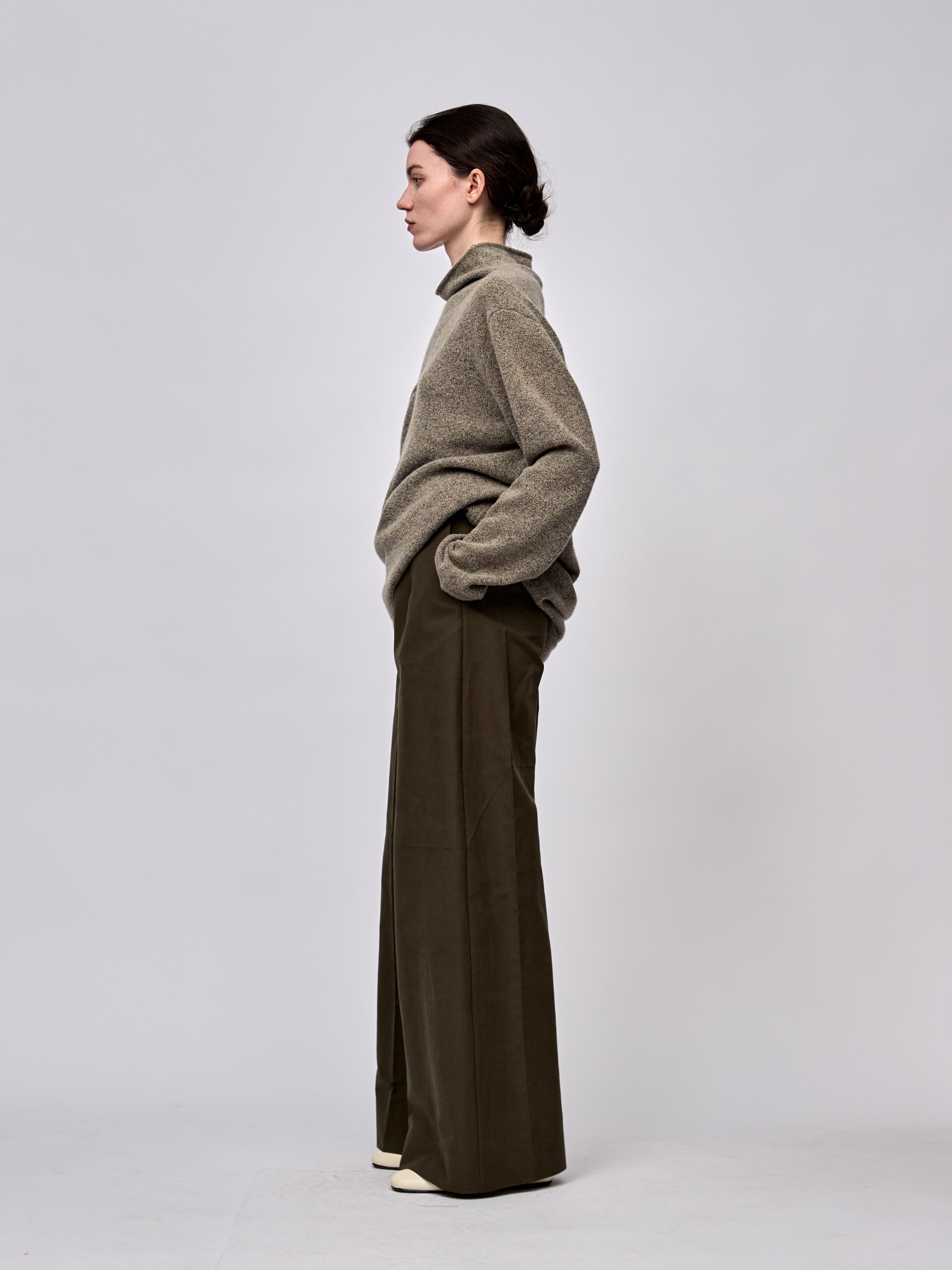 AW24 - KHAKI CULION TROUSERS