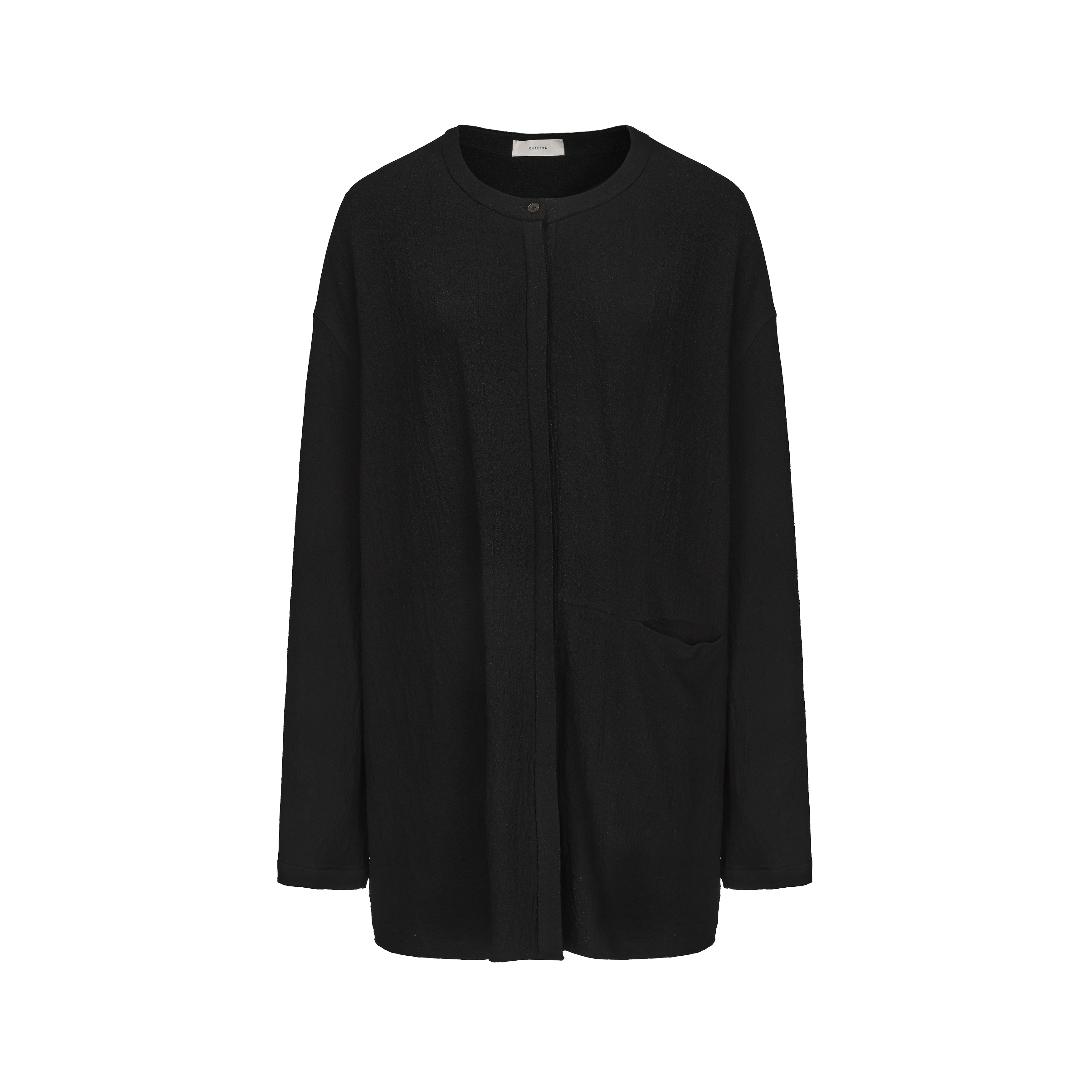 AW24 - BLACK WOLIN SHIRT