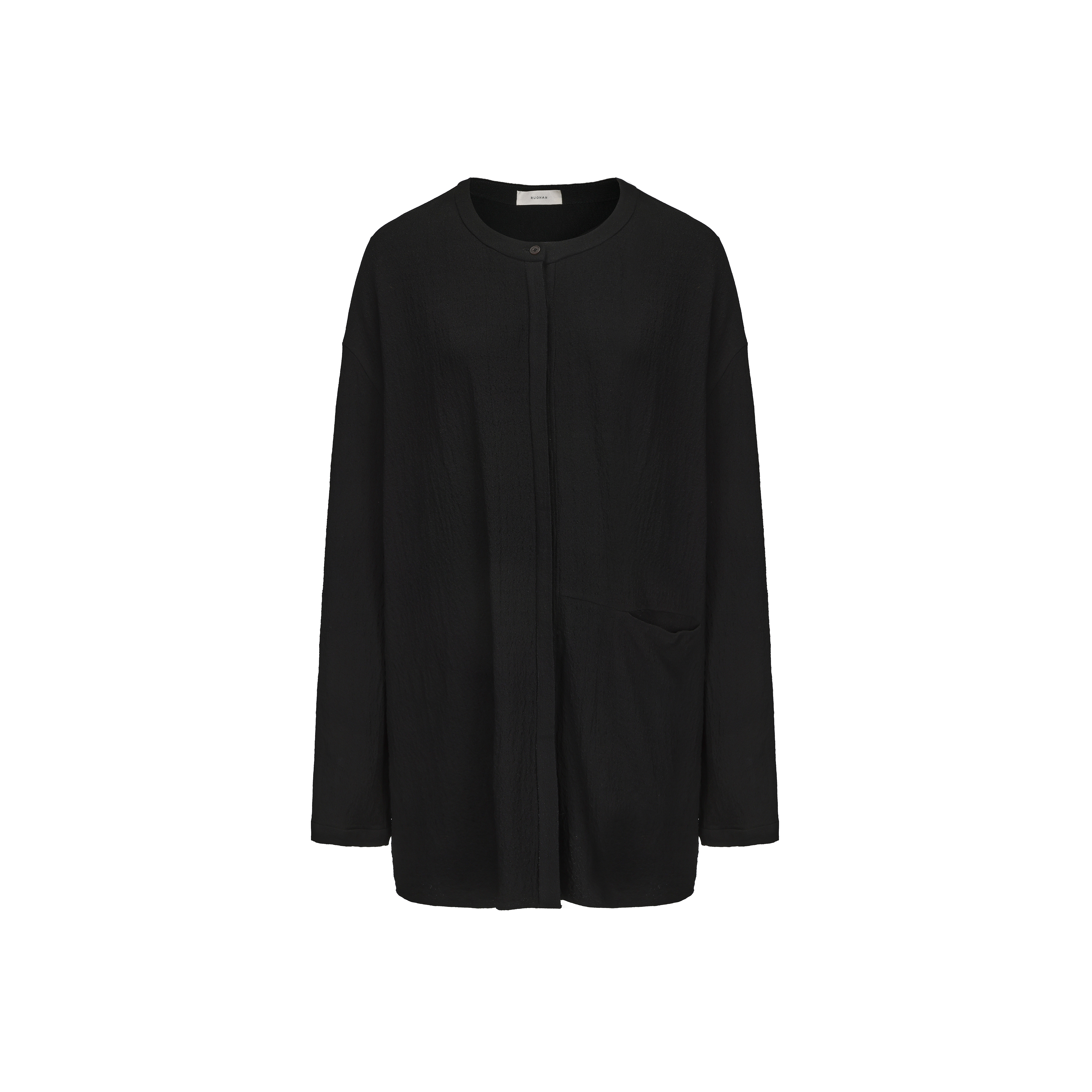 AW24 - BLACK WOLIN SHIRT