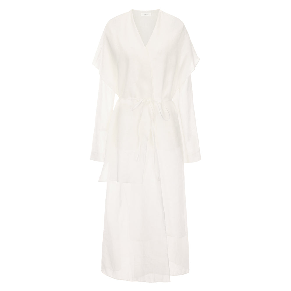 PRE SS25 - CERAMIC WHITE COPPERI TRENCH COAT