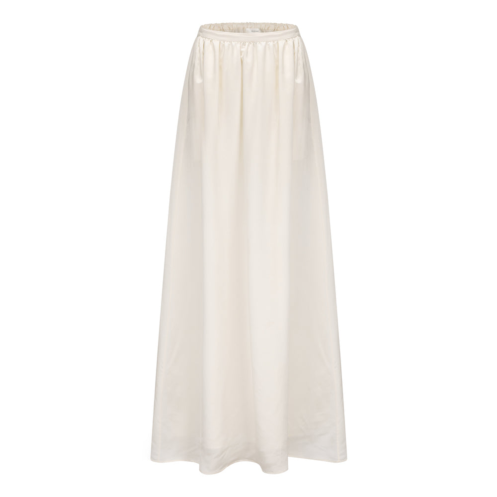 PRE SS25 - GLOSS WHITE KEE SKIRT