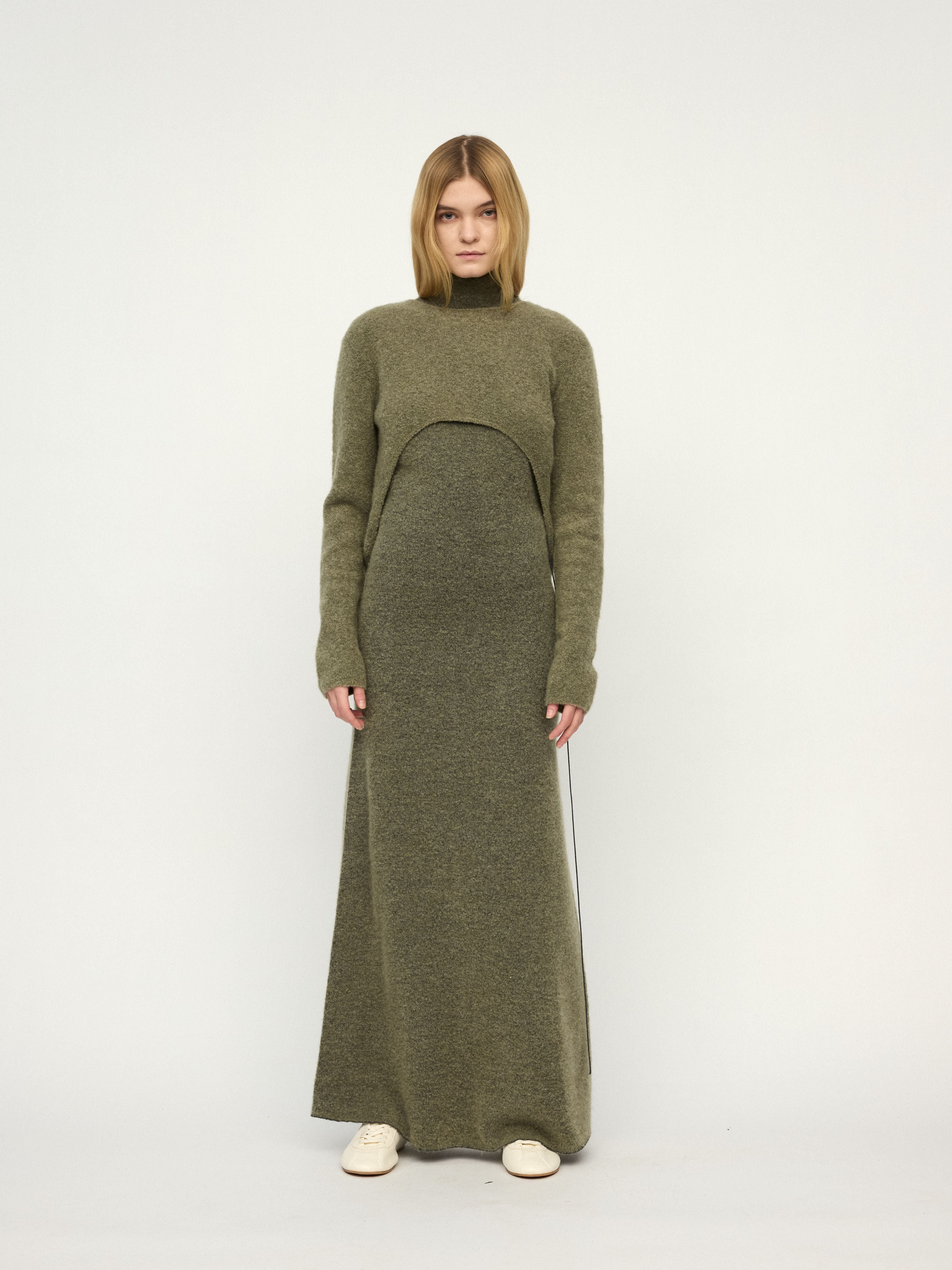 PREAW25 - DARK SAGE GAYA DRESS