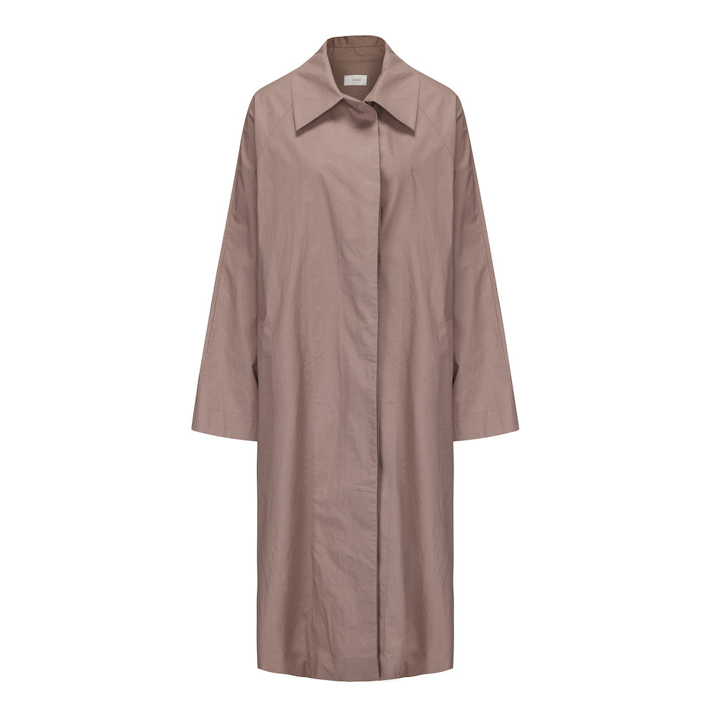 PRE SS25 - FRESCO GREY NOVEMBER TRENCH