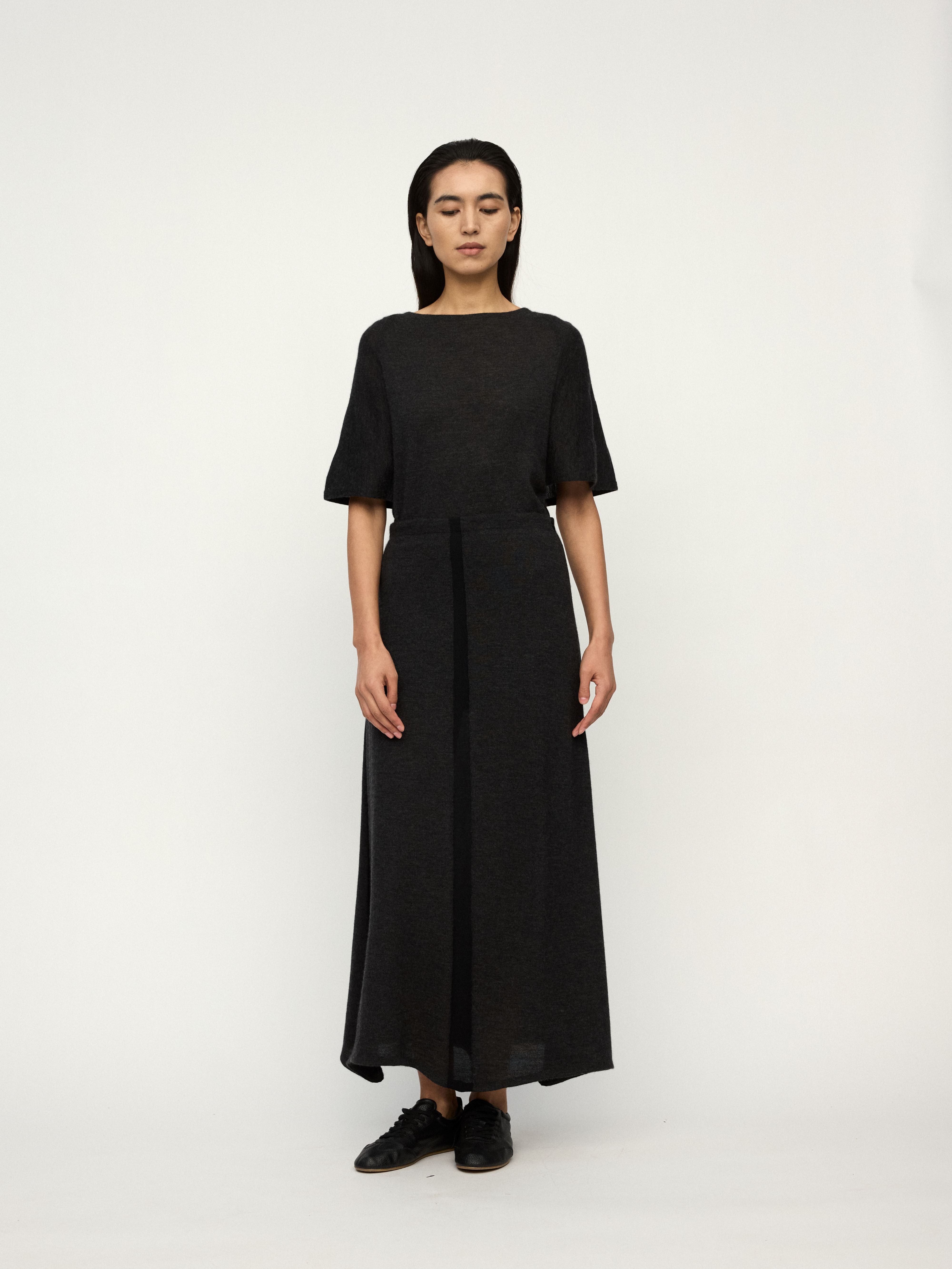 PREAW25 - DARK GREY IONA SKIRT