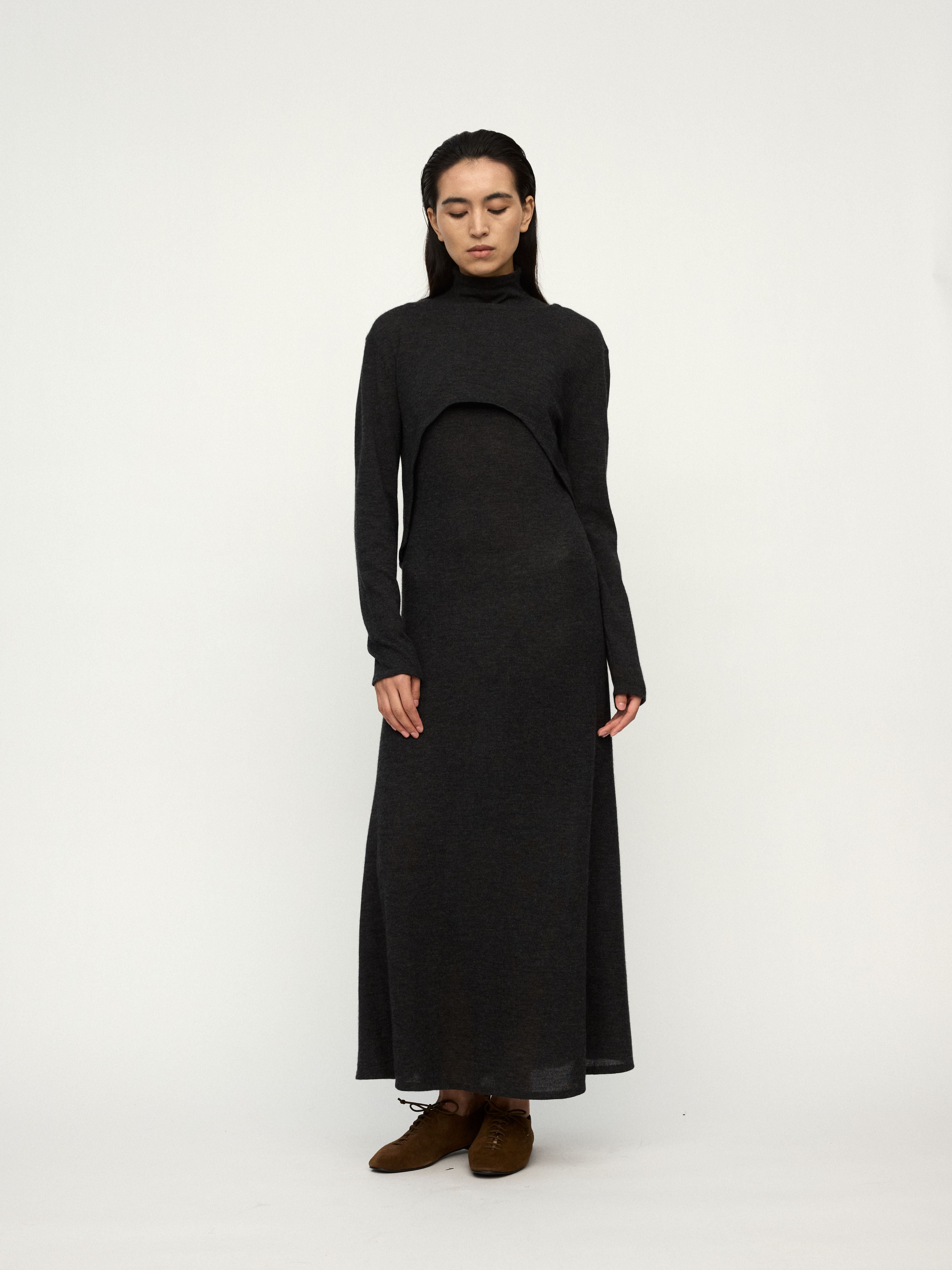 PREAW25 - DARK GREY GAYA DRESS