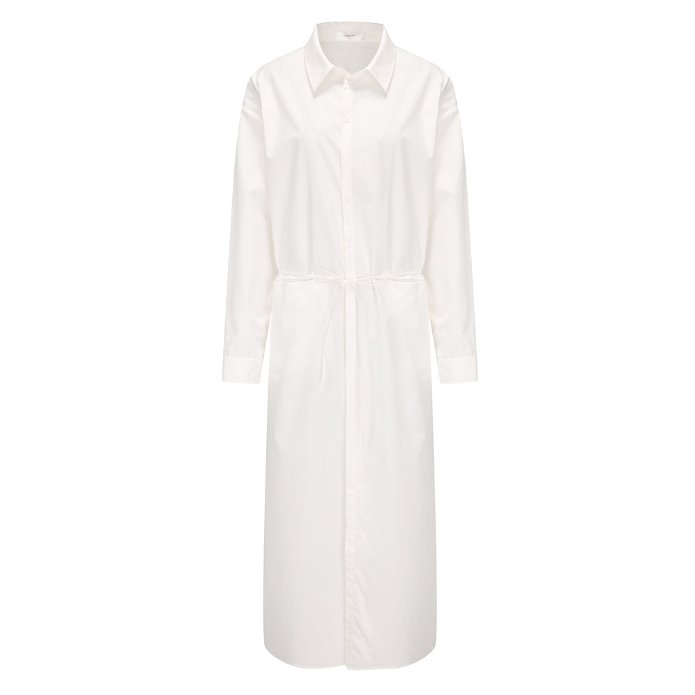 PRE SS25 - GLAZE WHITE AGLA SHIRT DRESS