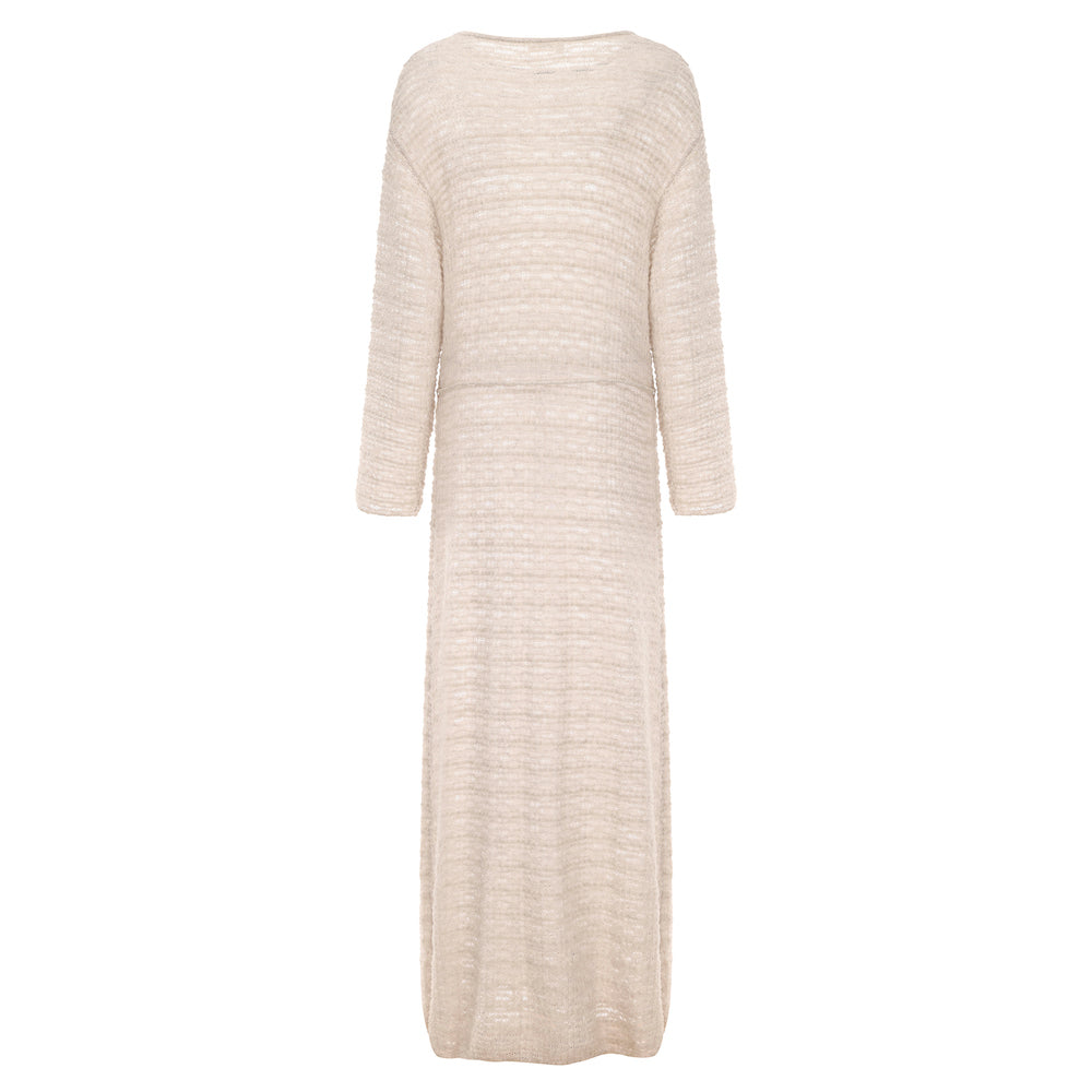 PRE SS25 - PALE STRAW LOUNGE DRESS