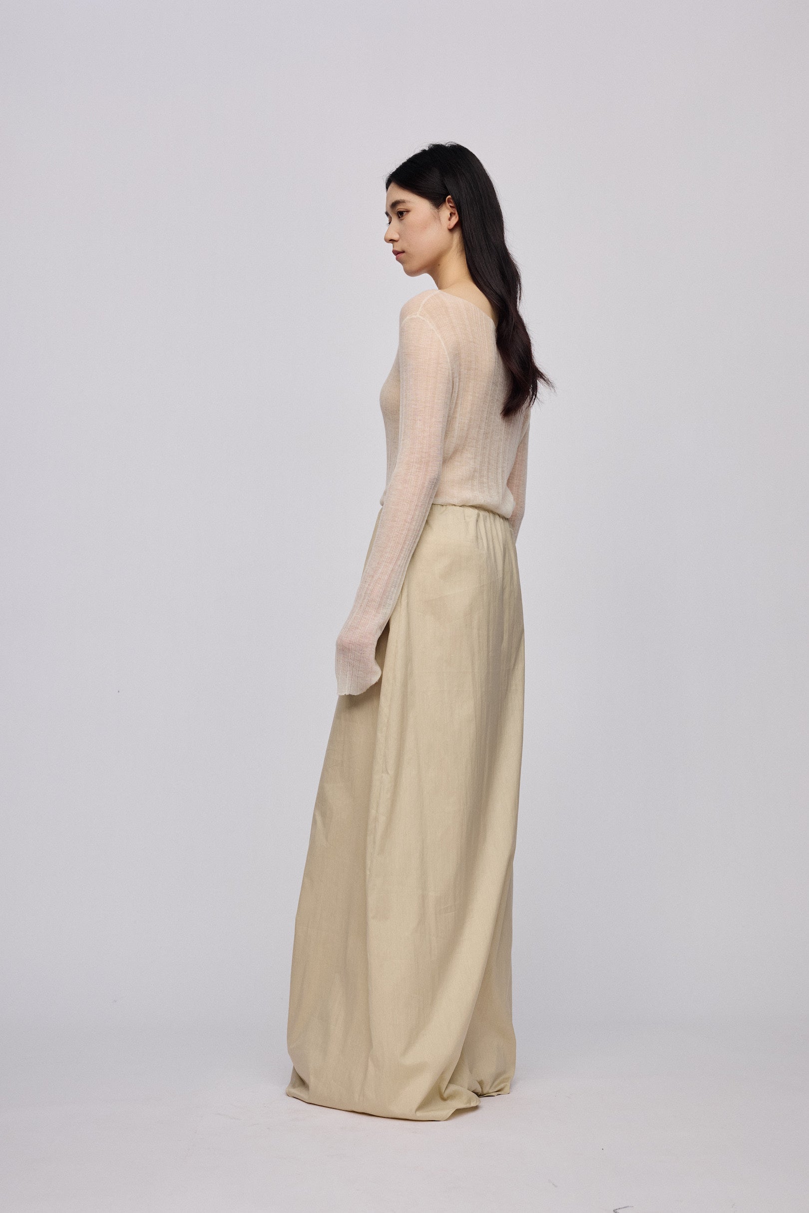 PRE SS25 - PALE CARAMAL KOS SKIRT