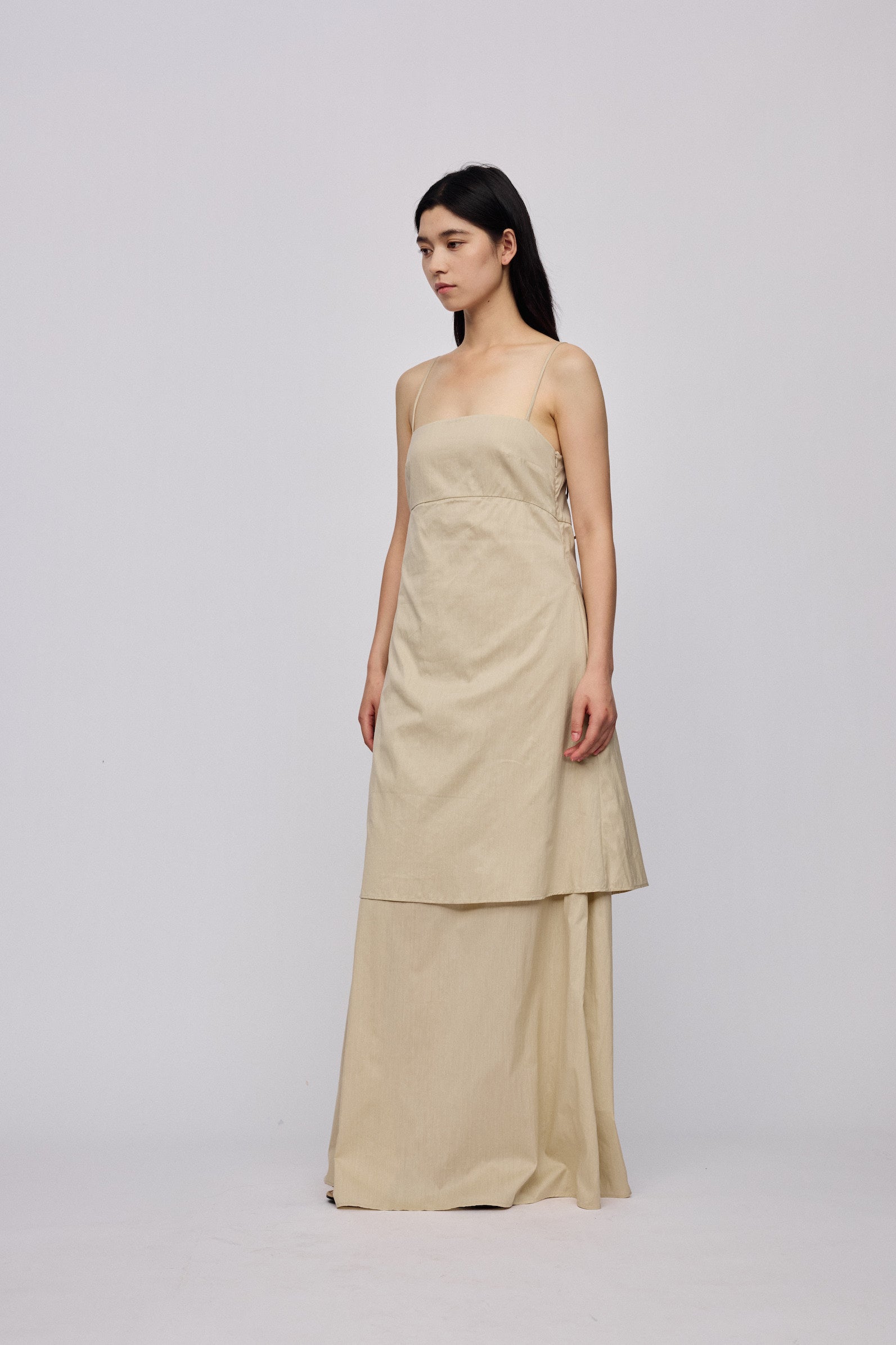 PRE SS25 - PALE CARAMAL CAYO DRESS