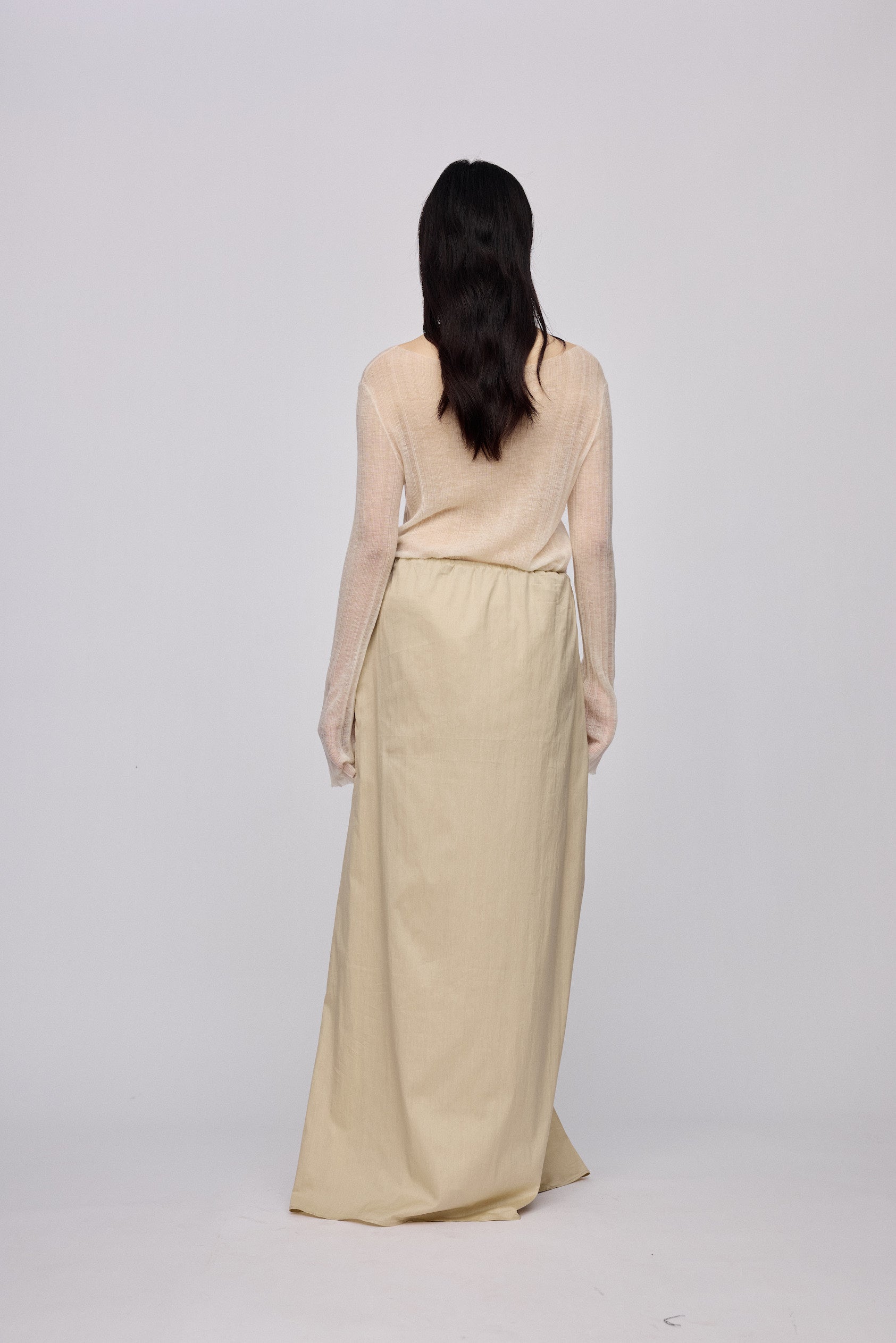 PRE SS25 - PALE CARAMAL KOS SKIRT