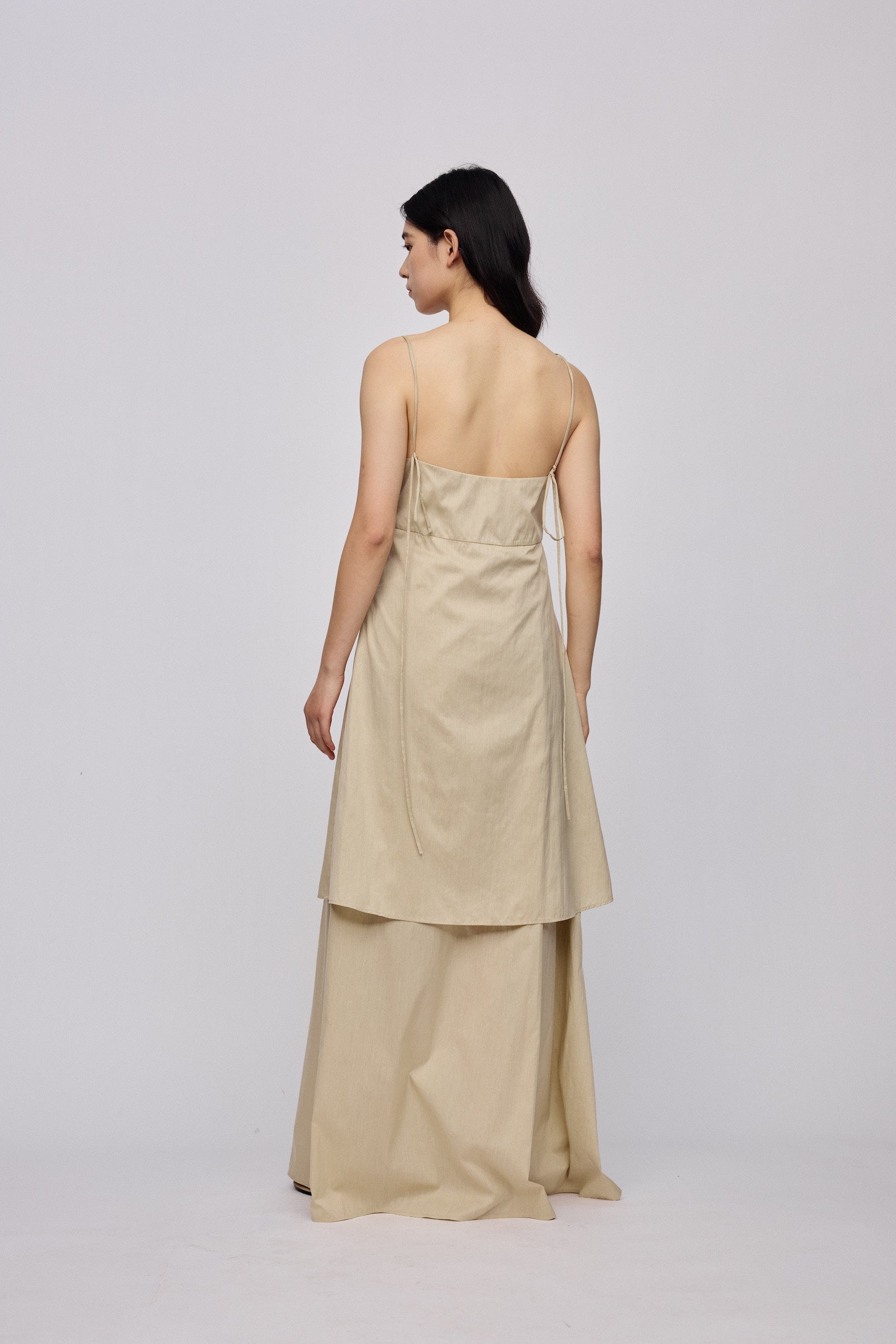 PRE SS25 - PALE CARAMAL CAYO DRESS