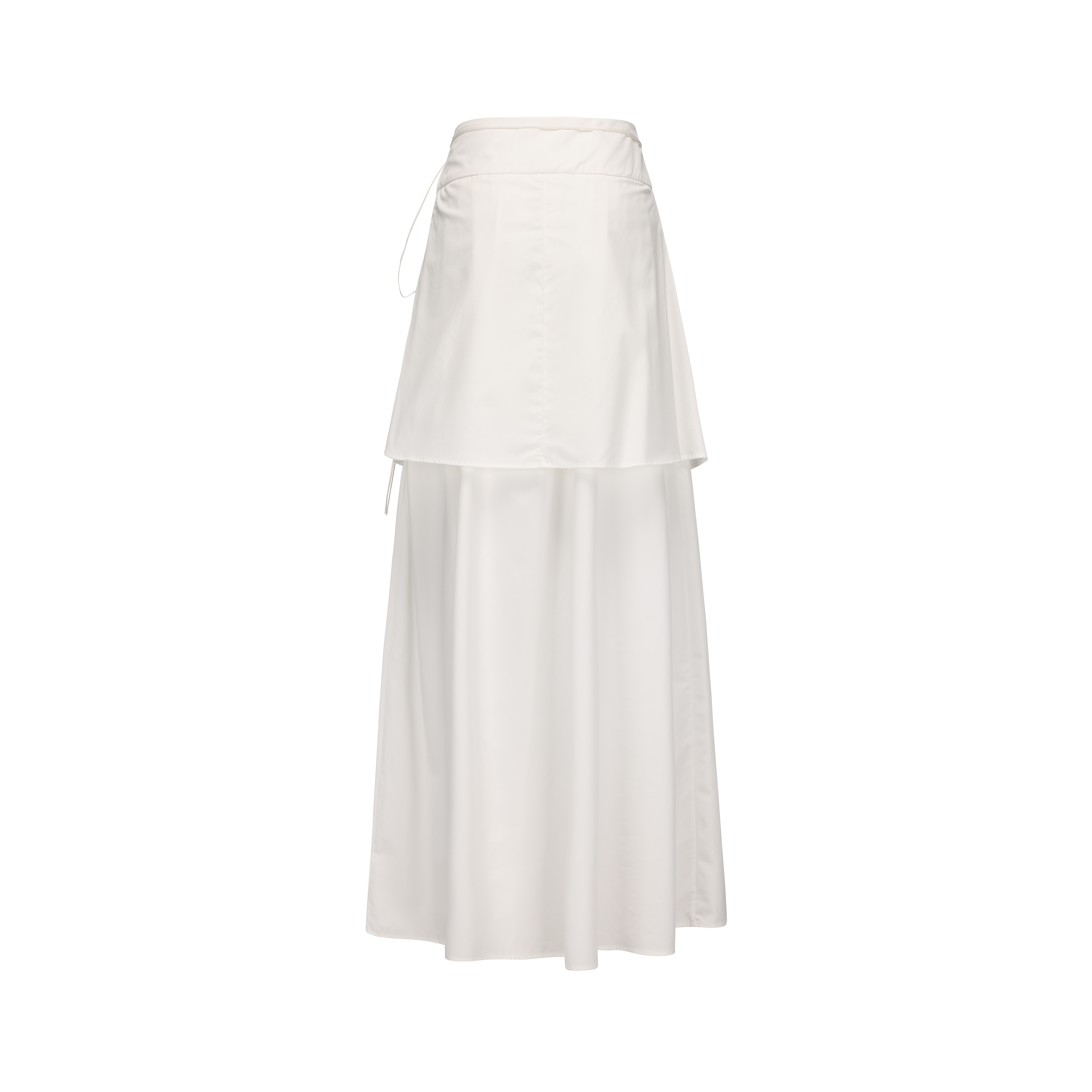 PRE SS25 - GLAZE WHITE SHIRT SKIRT