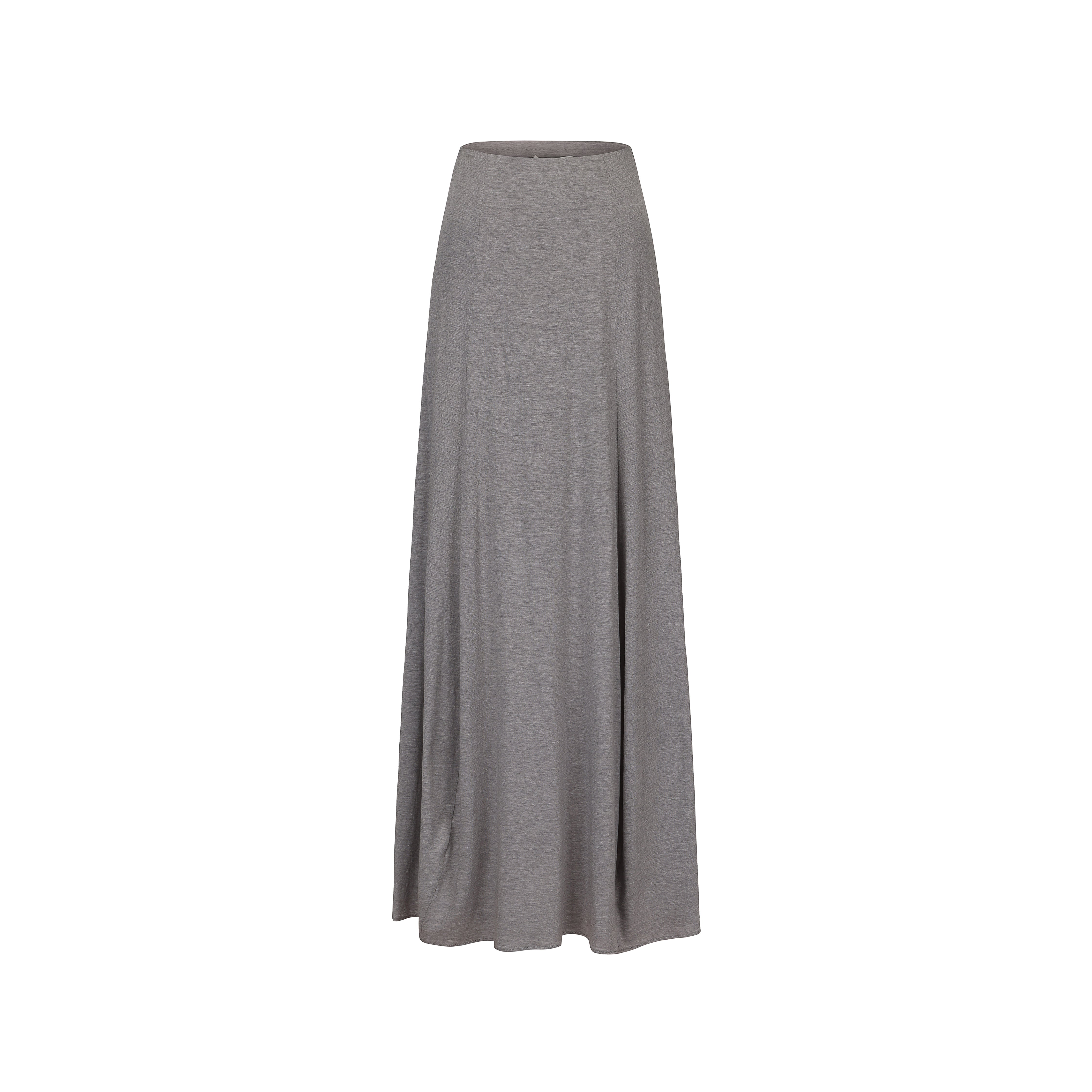 SS25 - MELANGE GRAY COCOON SKIRT