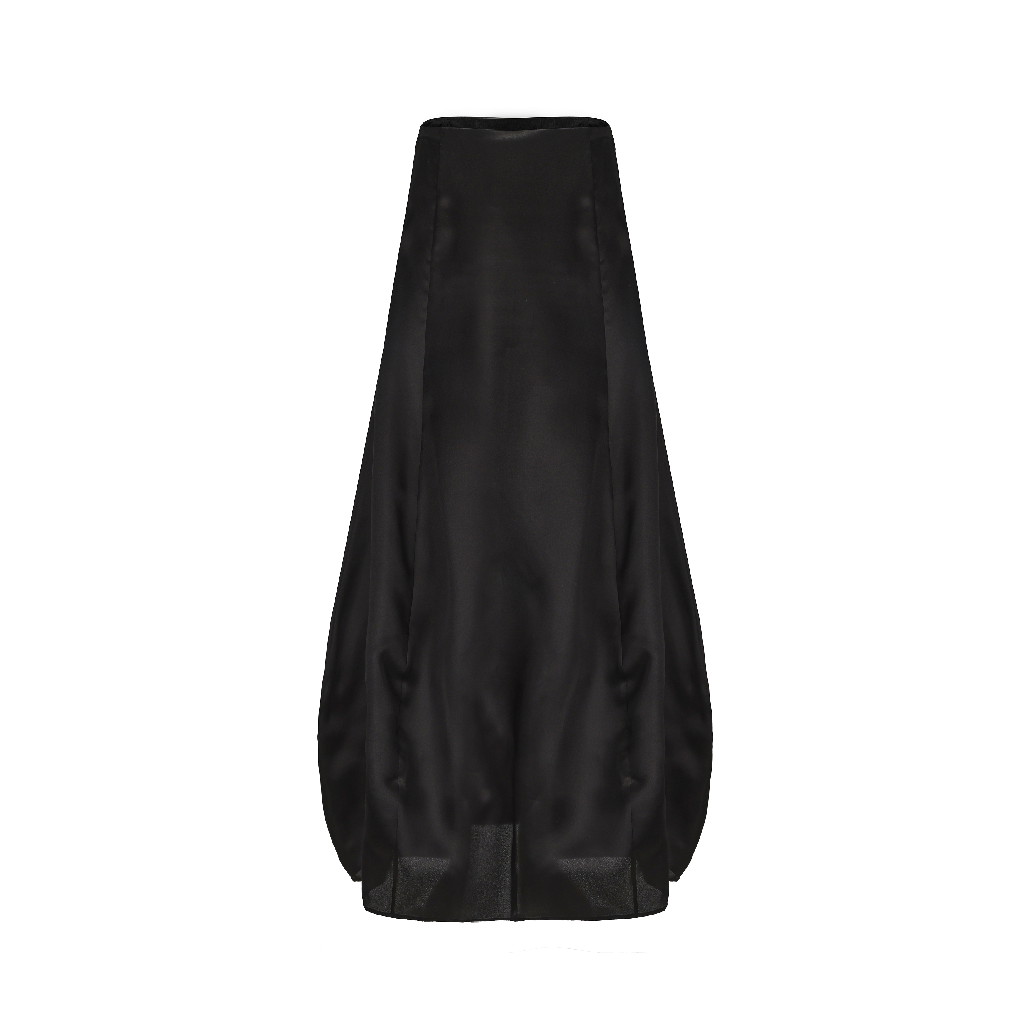 PRE SS25 - JET BLACK COCOON SKIRT