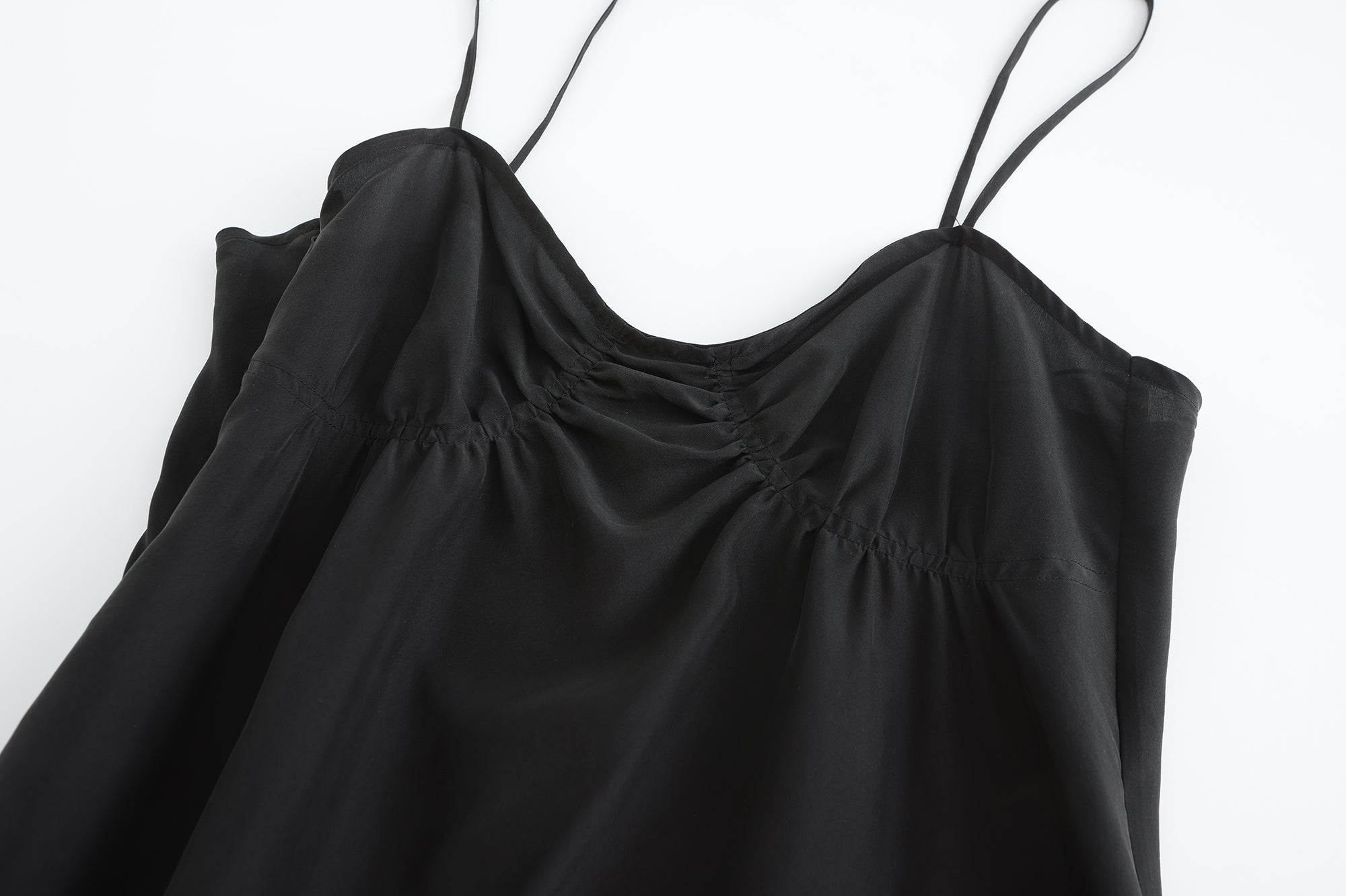 SS24 - BLACK SHELL DRESS