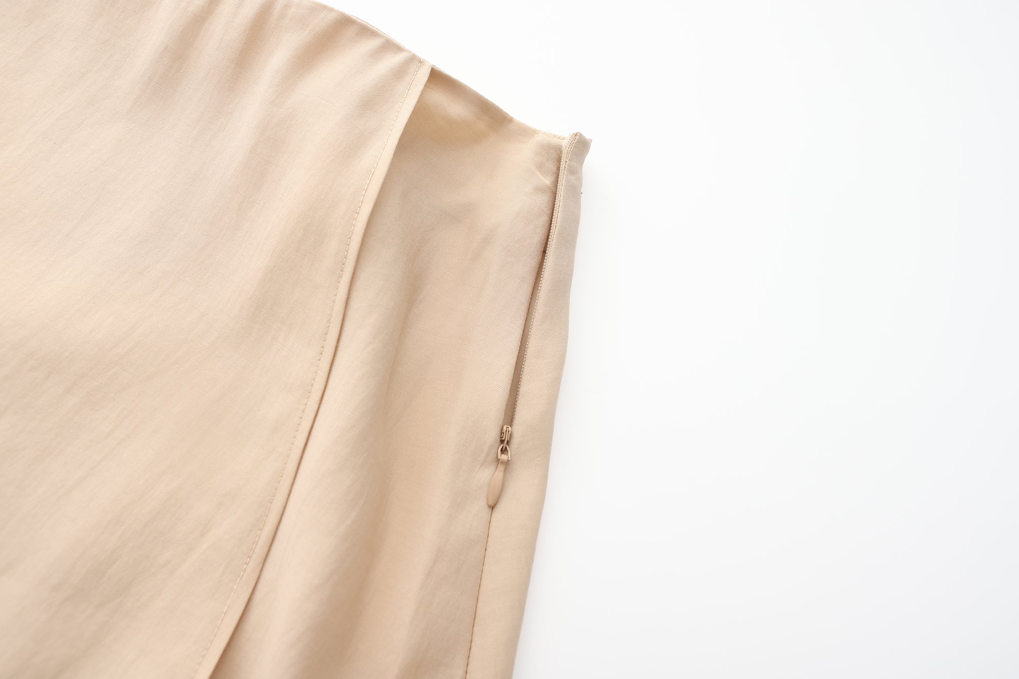 SS25 - LIGHT CAMEL TULLIA SKIRT