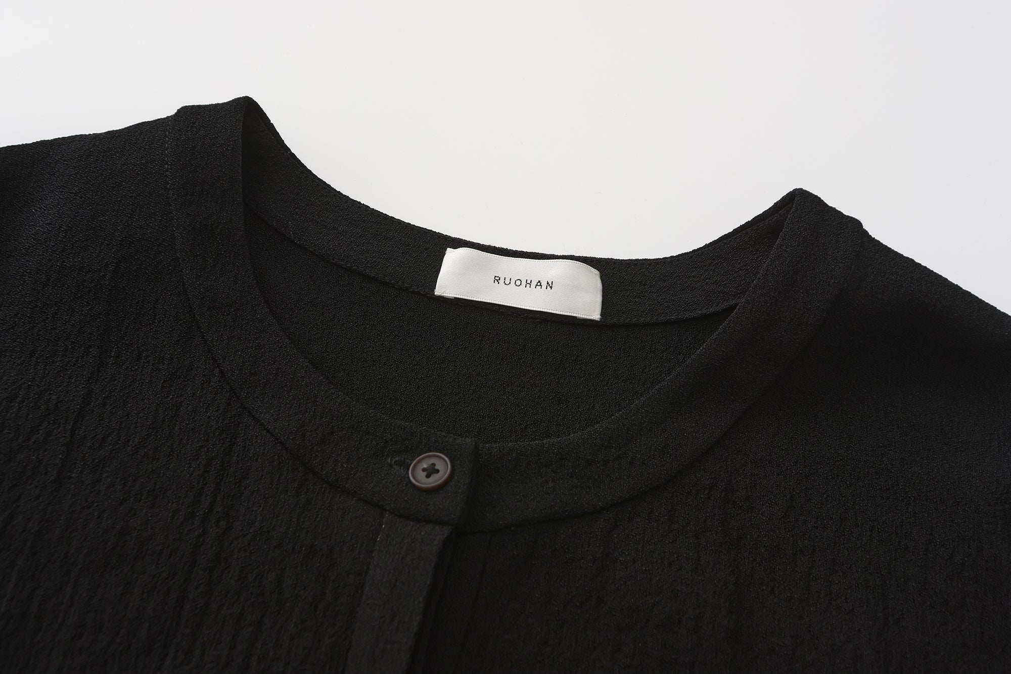 AW24 - BLACK WOLIN SHIRT