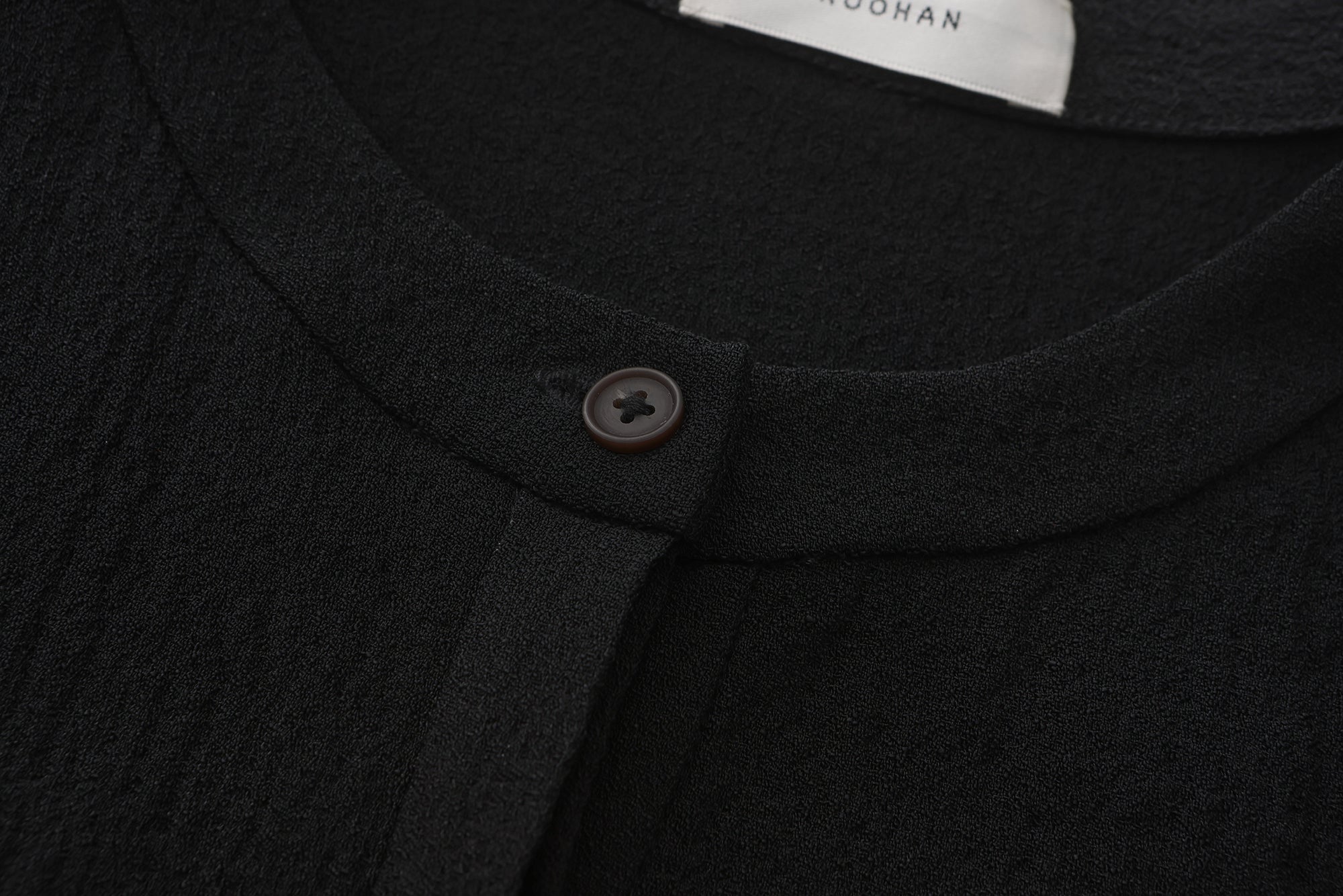 AW24 - BLACK WOLIN SHIRT