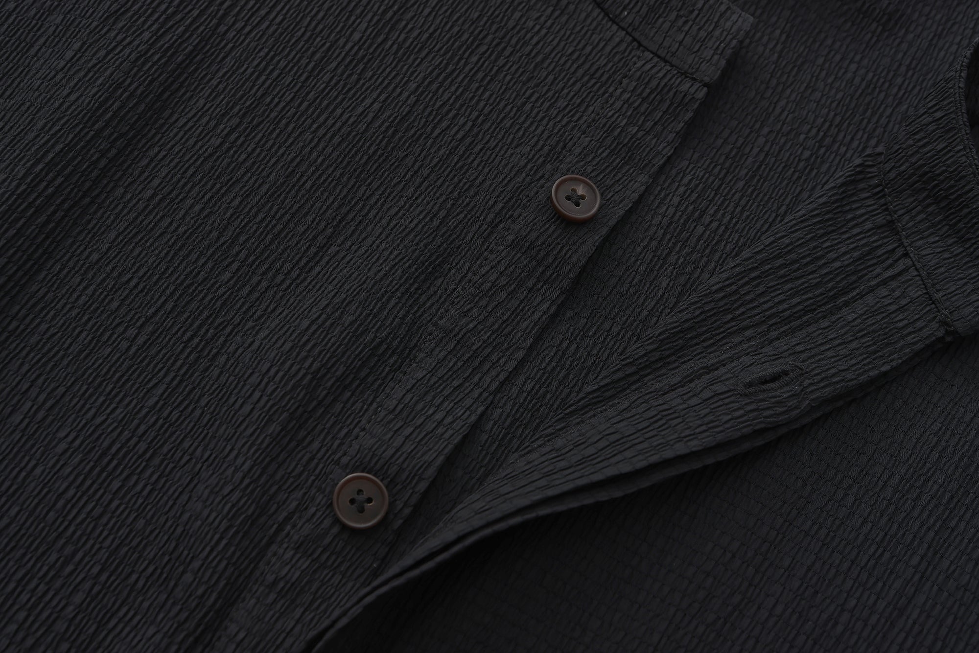 AW24 - BLACK WOLIN SHIRT